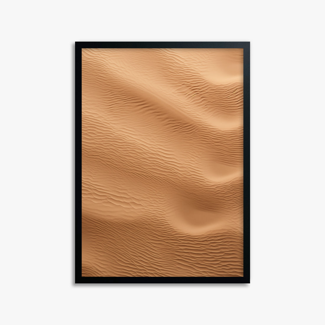 Micro Dunes, 50x70cm Framed Poster With Black Frame