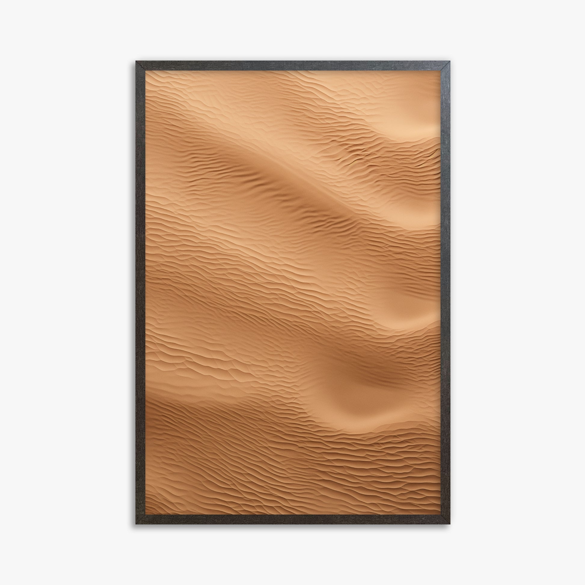 Micro Dunes, 61x91cm Framed Poster With Espresso Frame