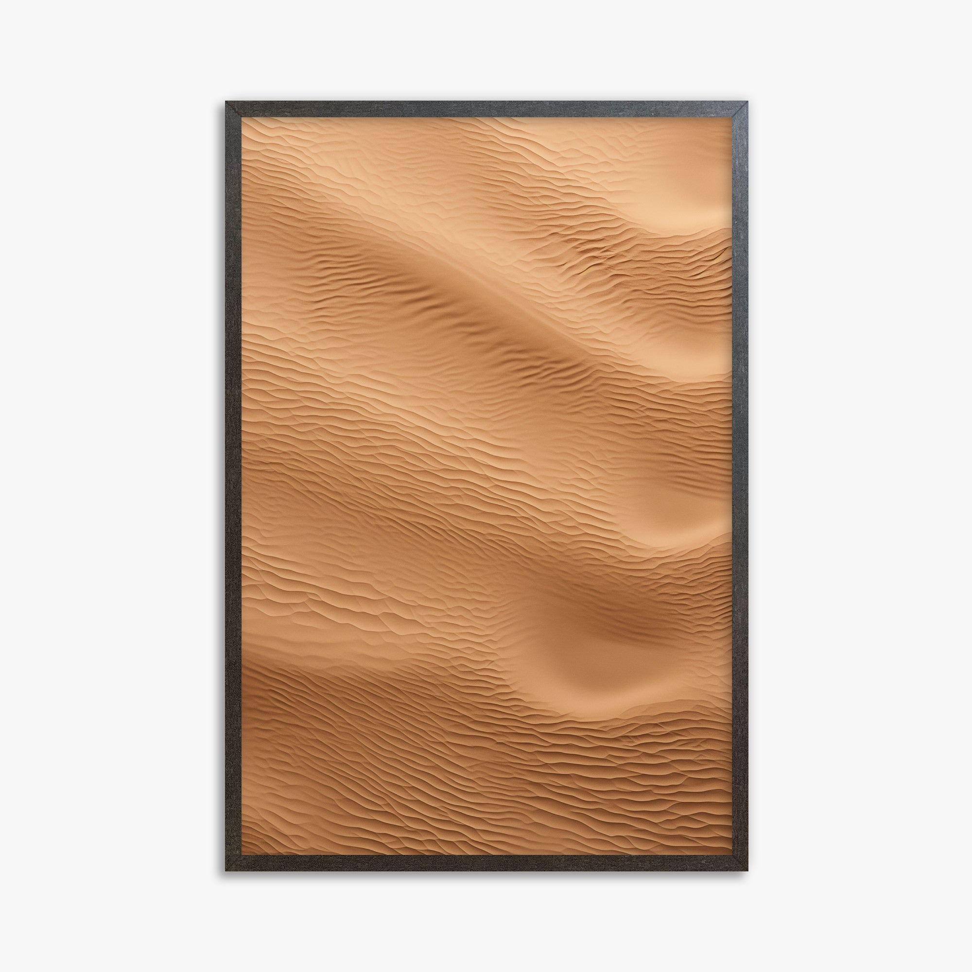 Micro Dunes, 61x91cm Framed Poster With Espresso Frame