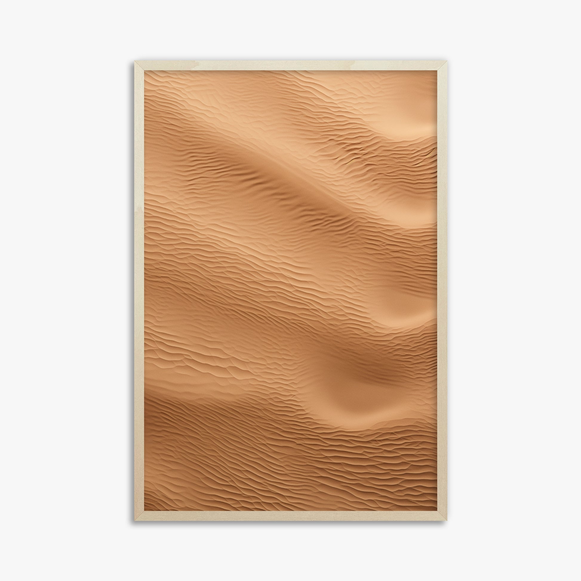Micro Dunes, 61x91cm Framed Poster With Lime Wood Frame