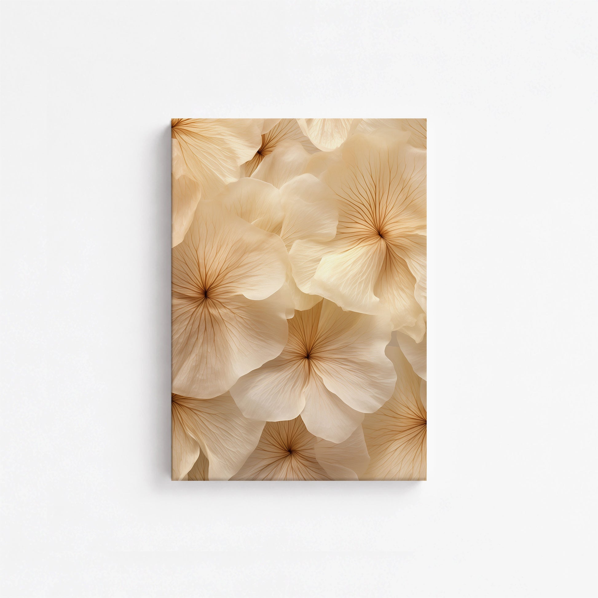 Ivory Blooms, 21x30cm Satin Canvas Poster