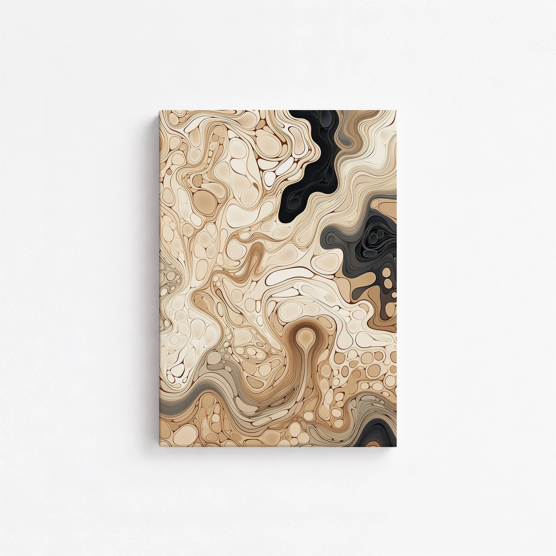 Marble Streams, 21x30cm Satin Canvas Poster