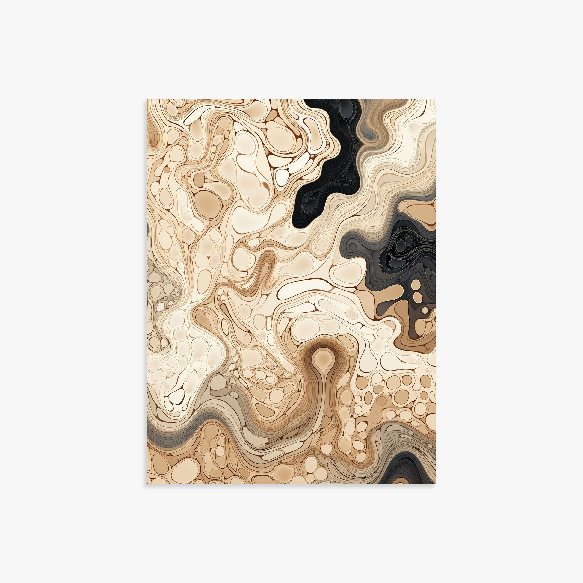 Marble Streams, 30x40cm Poster Unframed