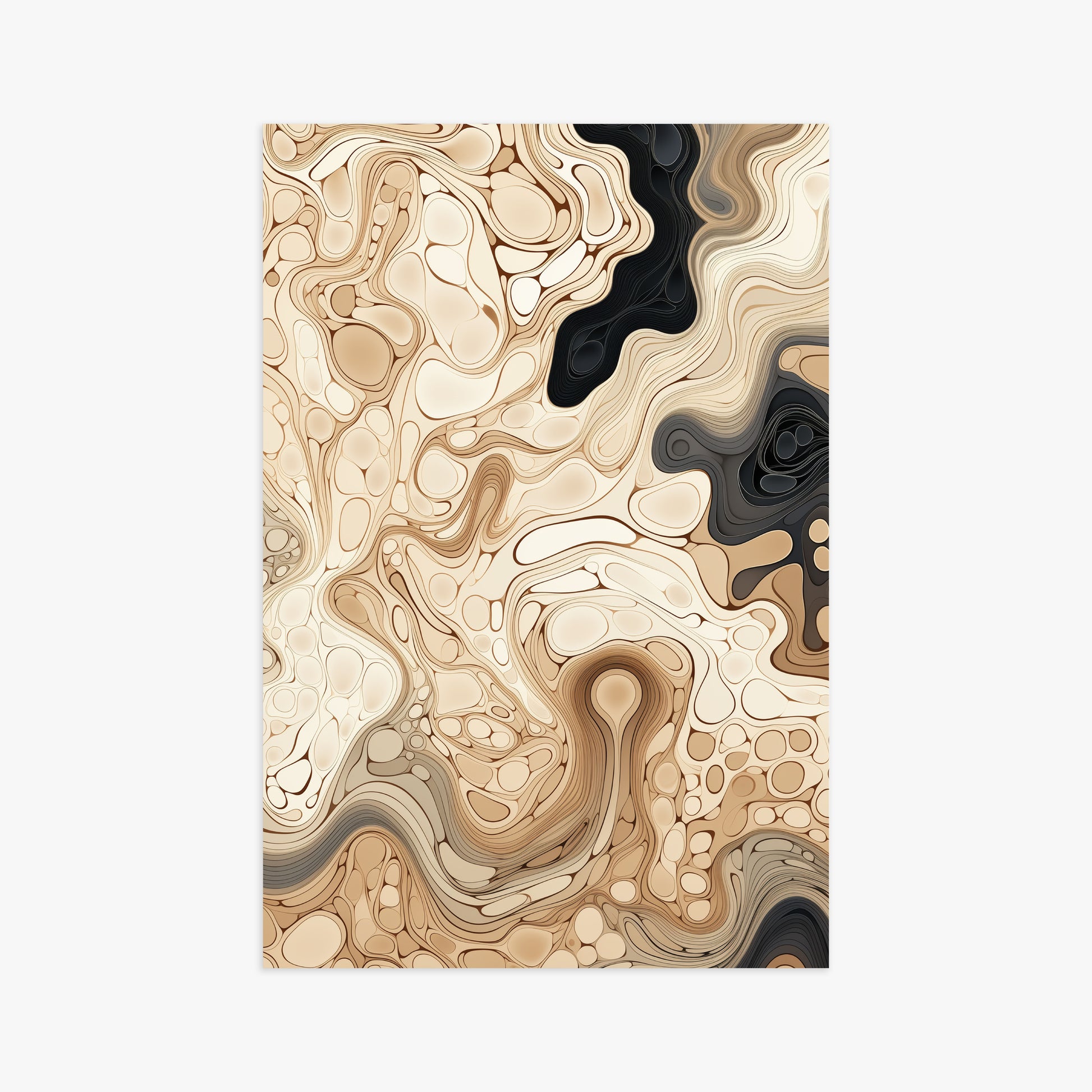 Marble Streams, 61x91cm Poster Unframed