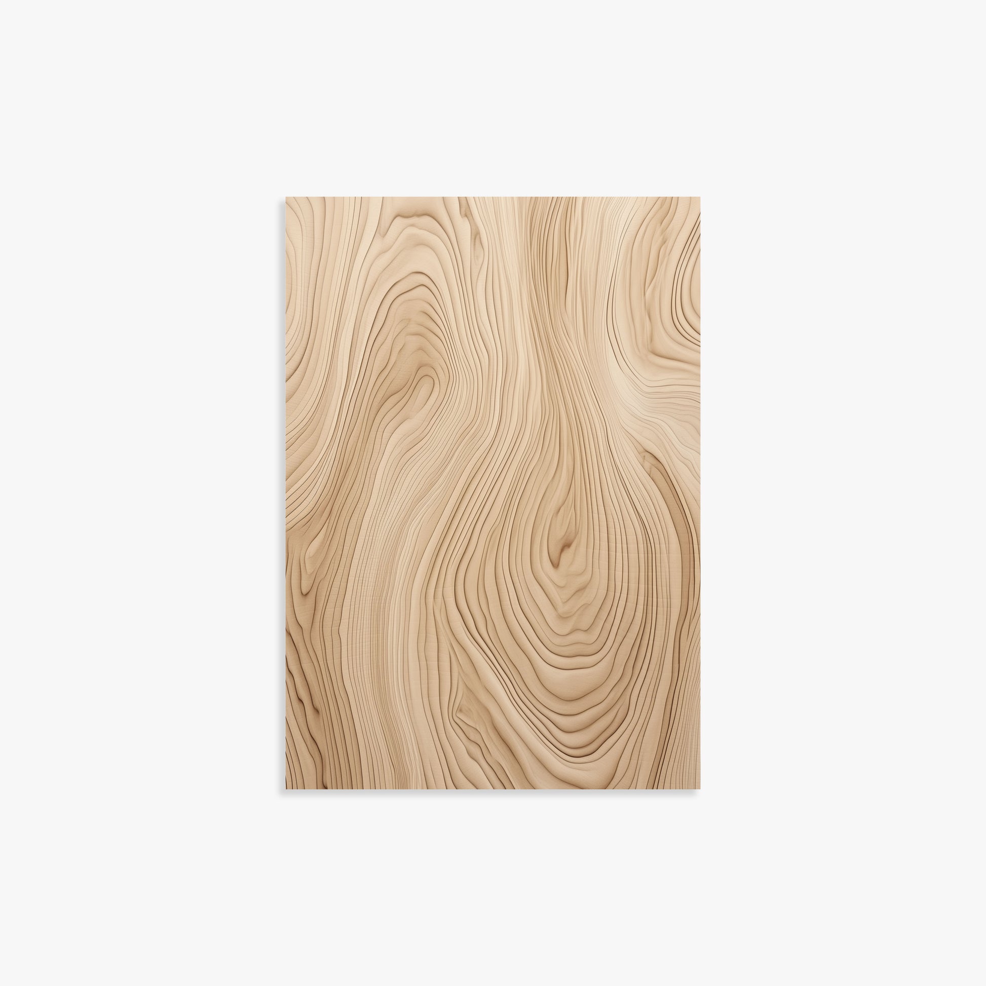 Natural Birch Waves, 21x30cm Poster Unframed