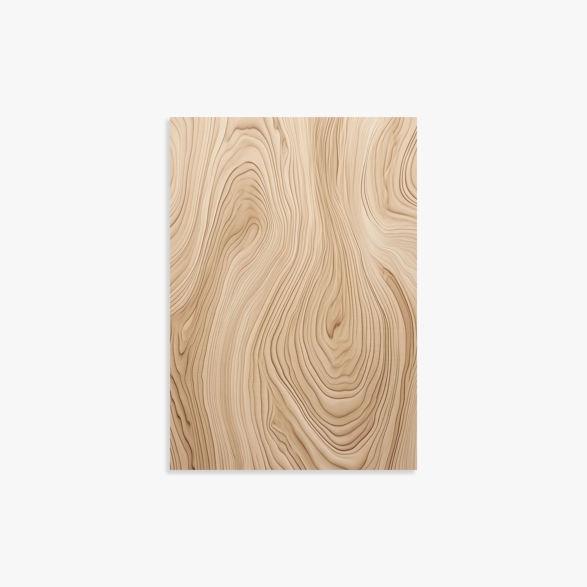 Natural Birch Waves, 21x30cm Poster Unframed