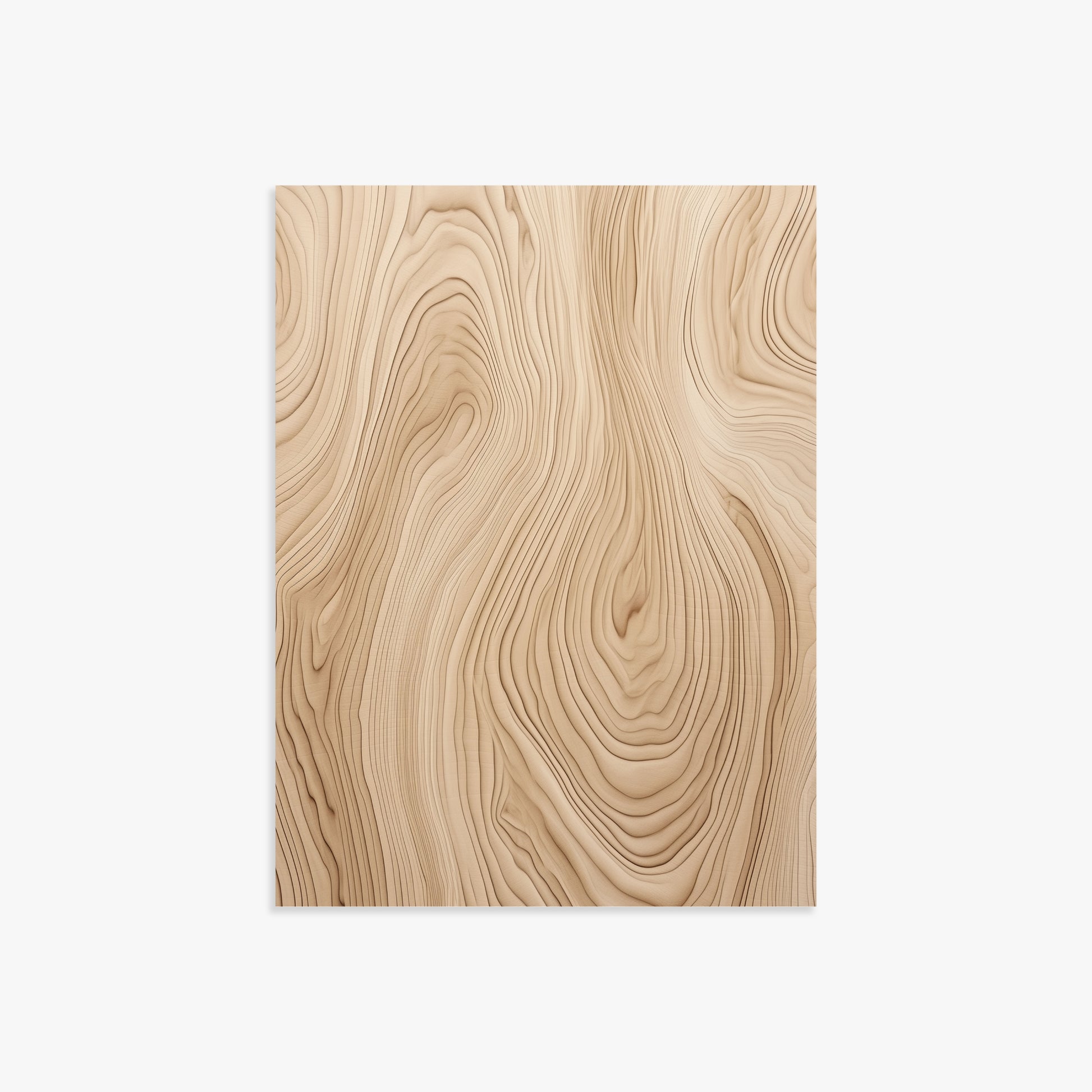 Natural Birch Waves, 30x40cm Poster Unframed