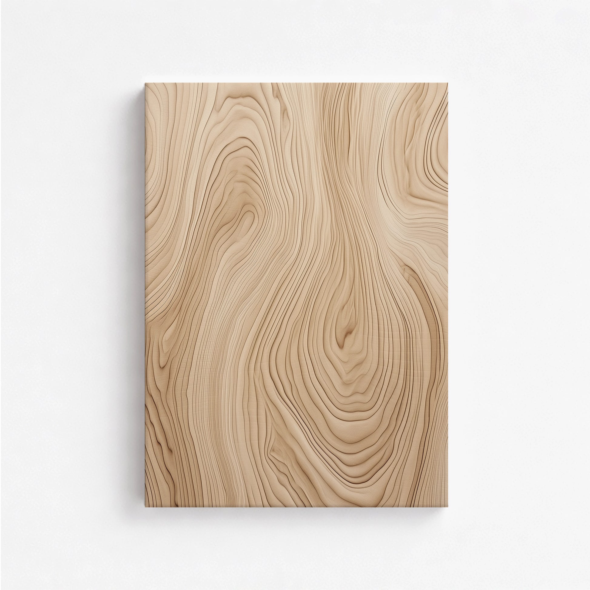 Natural Birch Waves, 50x70cm Satin Canvas Poster