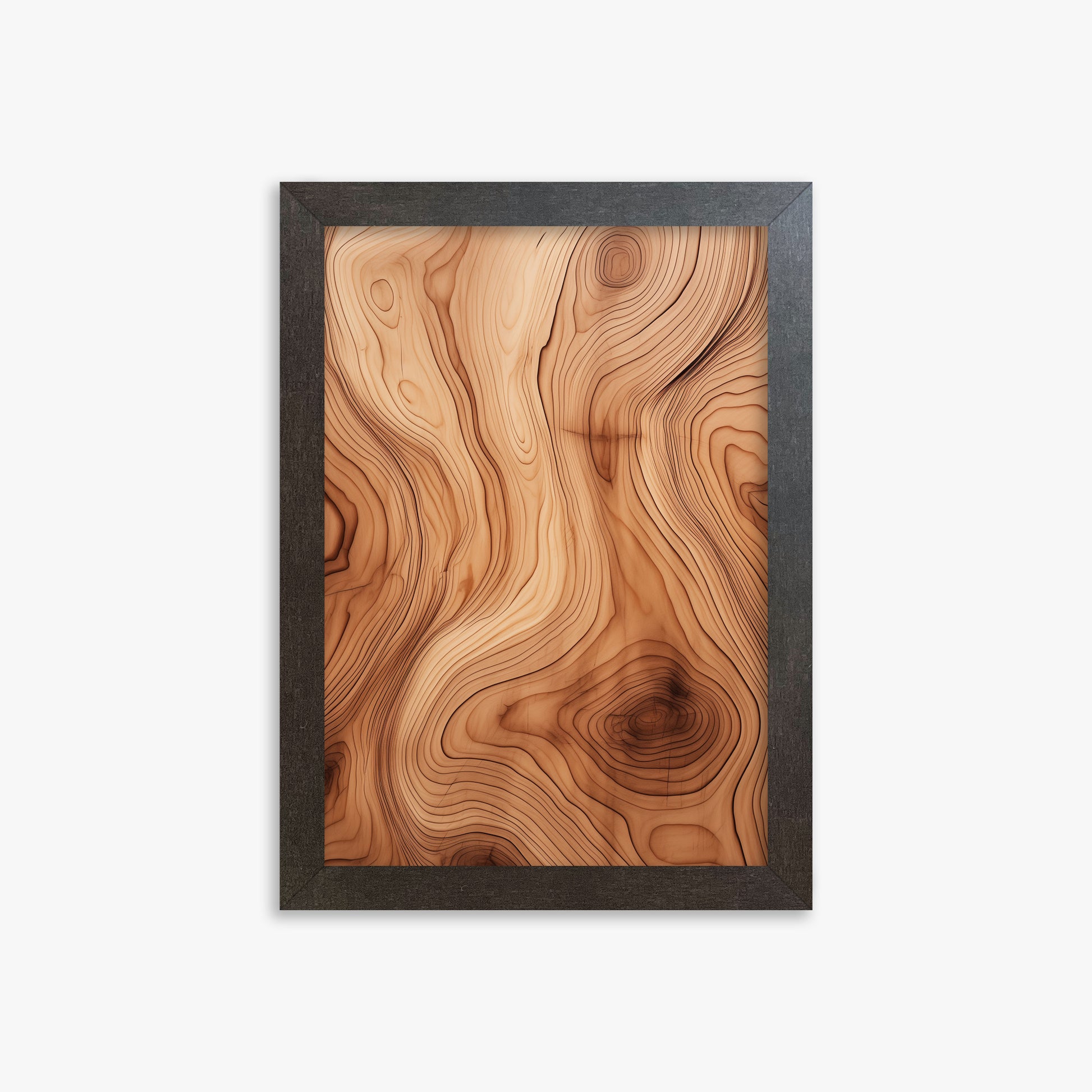 Timeless Currents, 21x30cm Framed Poster With Espresso Frame