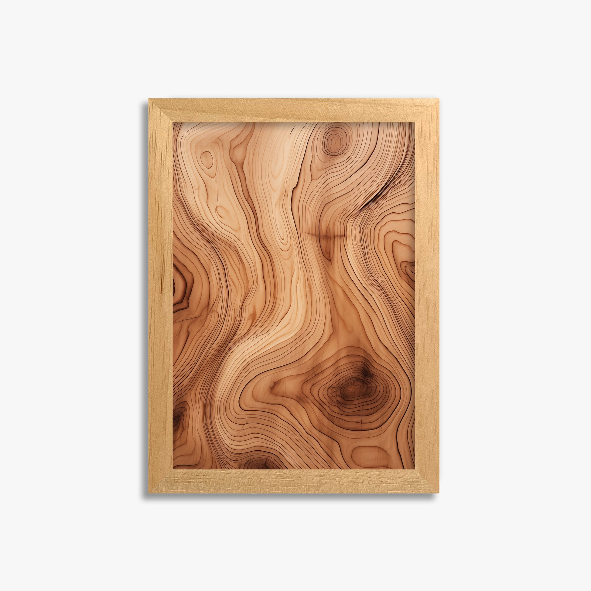 Timeless Currents, 21x30cm Framed Poster With Oak Frame
