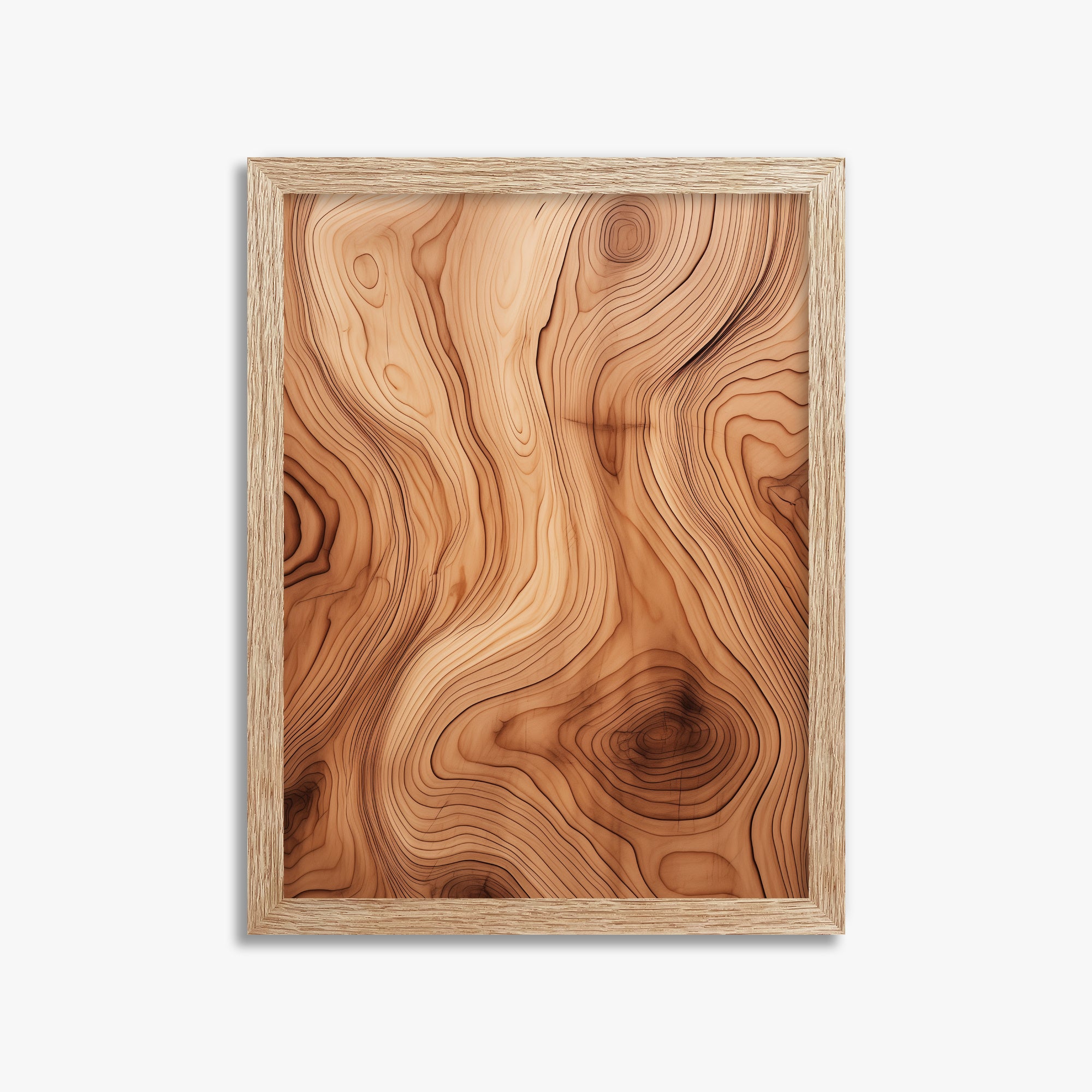Timeless Currents, 30x40cm Framed Poster With Raw Oak Frame