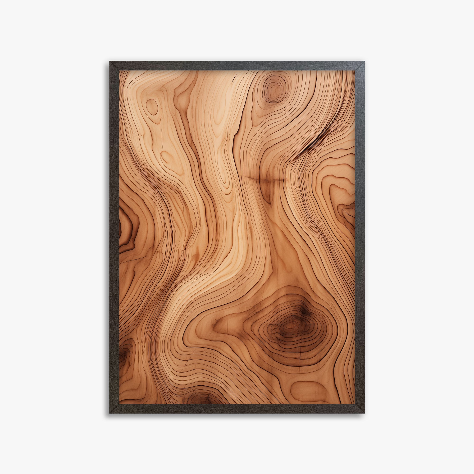 Timeless Currents, 50x70cm Framed Poster With Espresso Frame