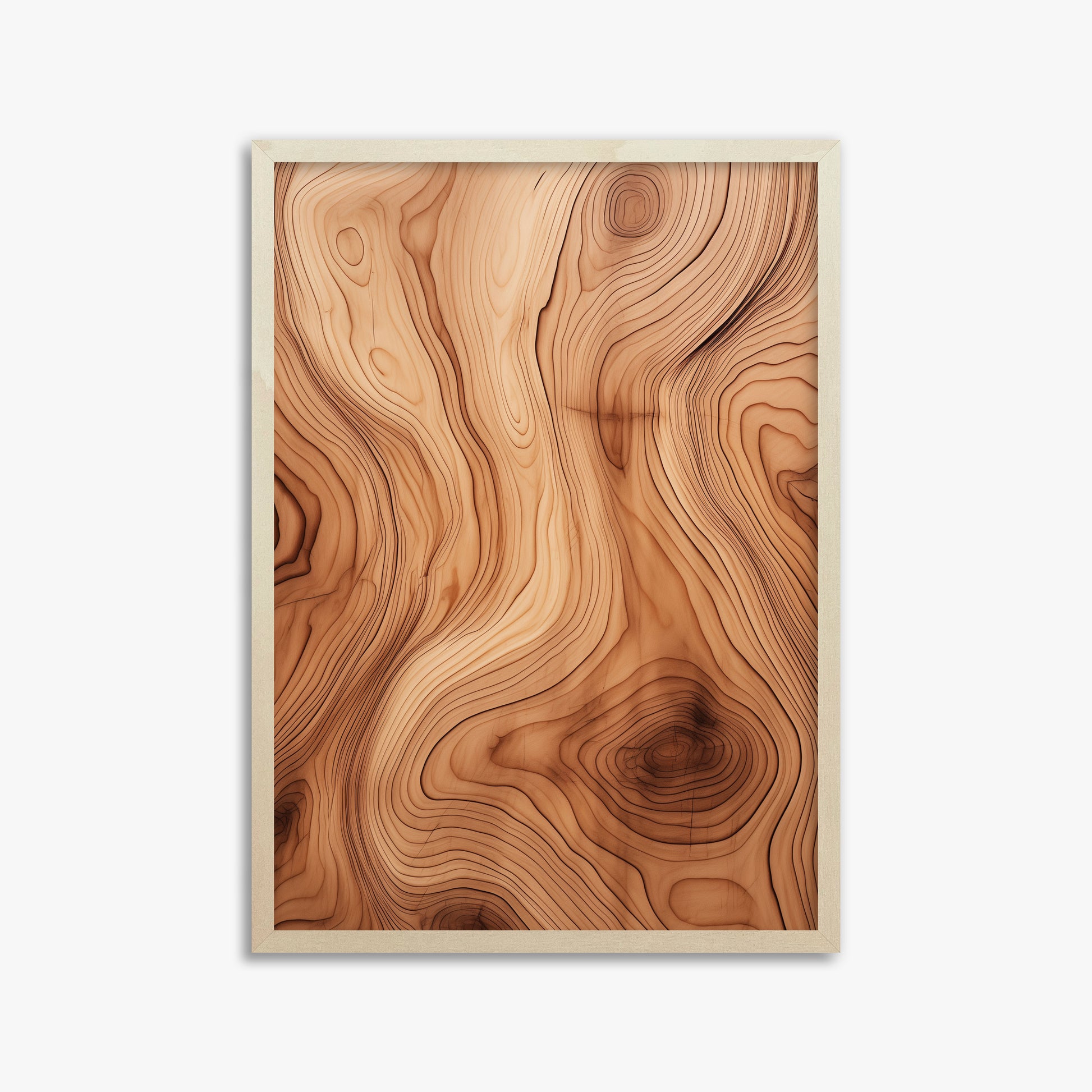Timeless Currents, 50x70cm Framed Poster With Lime Wood Frame