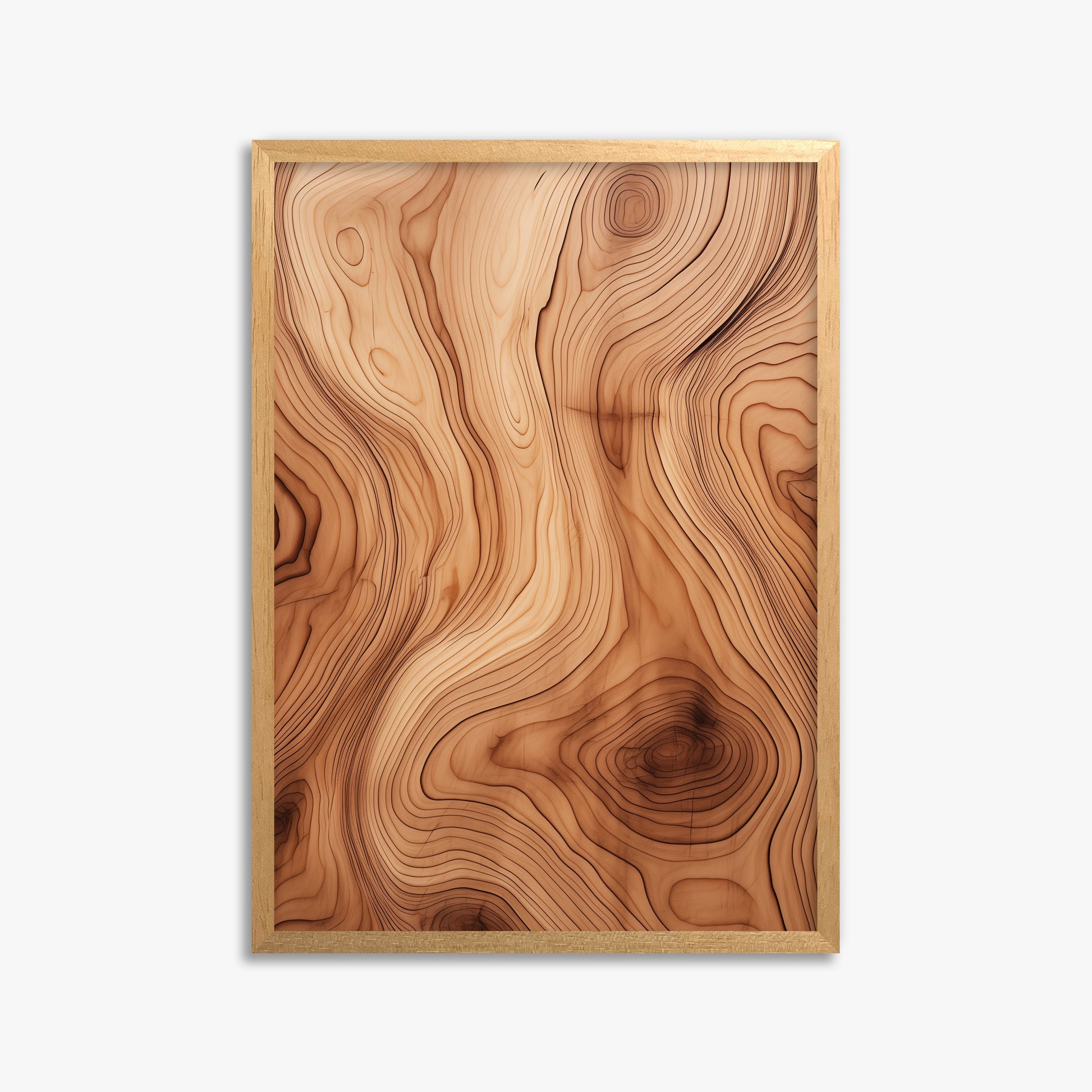 Timeless Currents, 50x70cm Framed Poster With Oak Frame