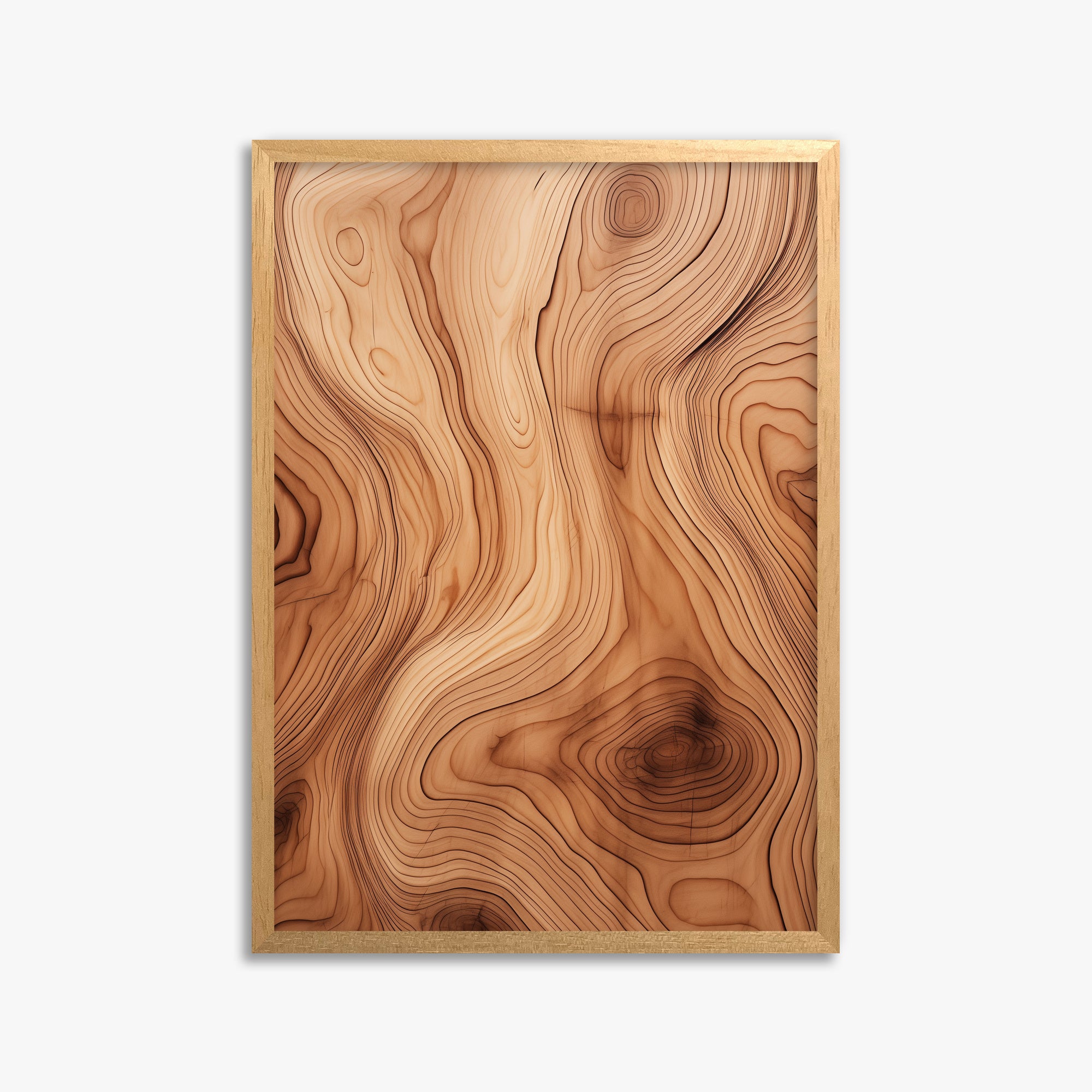 Timeless Currents, 50x70cm Framed Poster With Oak Frame