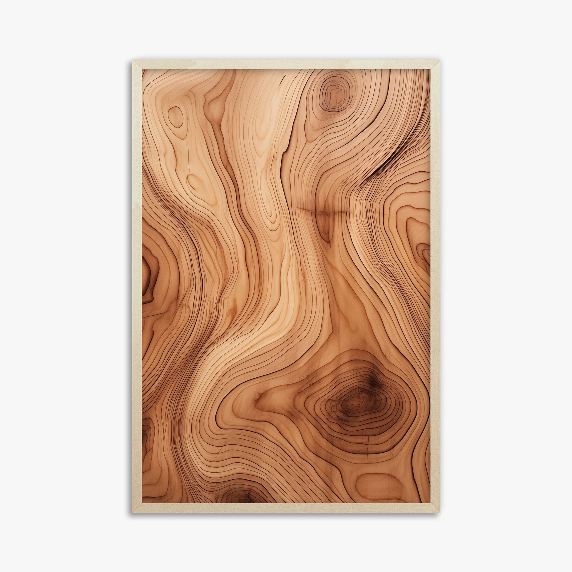 Timeless Currents, 61x91cm Framed Poster With Lime Wood Frame