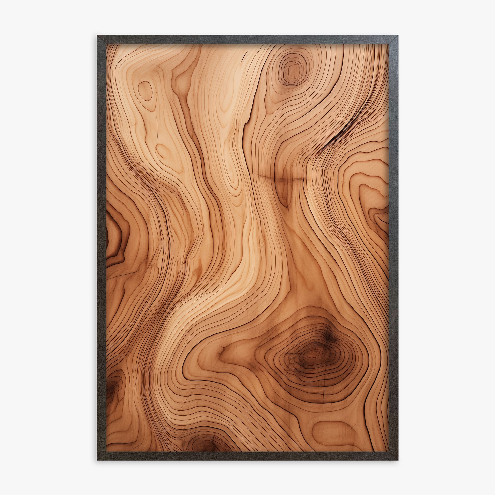 Timeless Currents, 70x100cm Framed Poster With Espresso Frame
