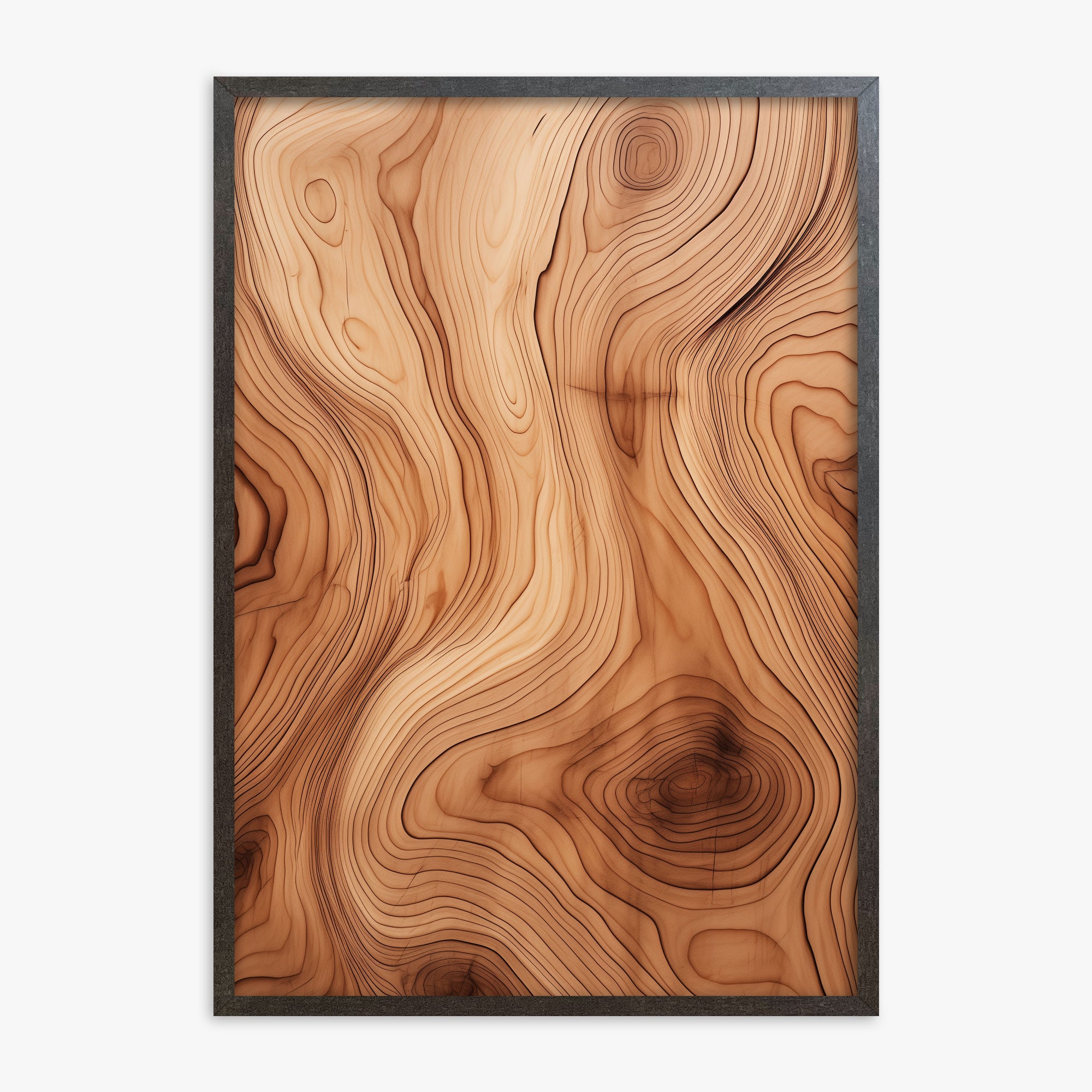 Timeless Currents, 70x100cm Framed Poster With Espresso Frame
