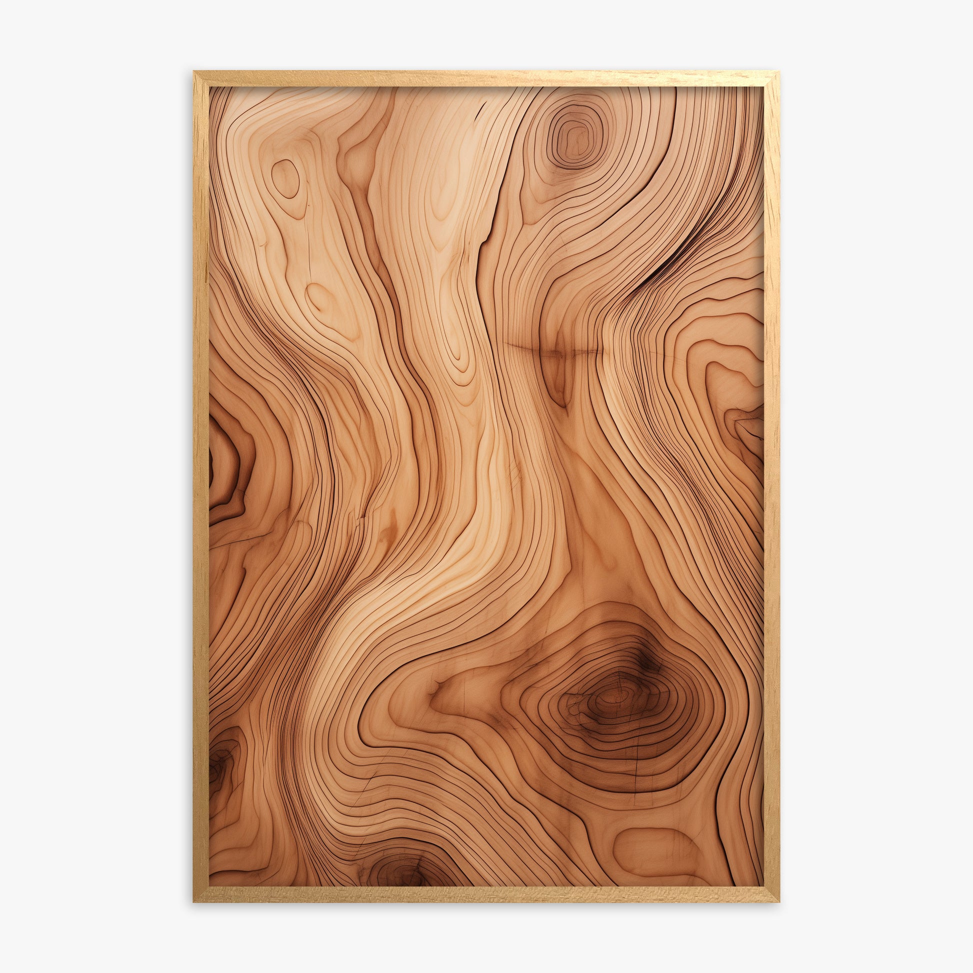 Timeless Currents, Oak Framed Poster With Oak Frame