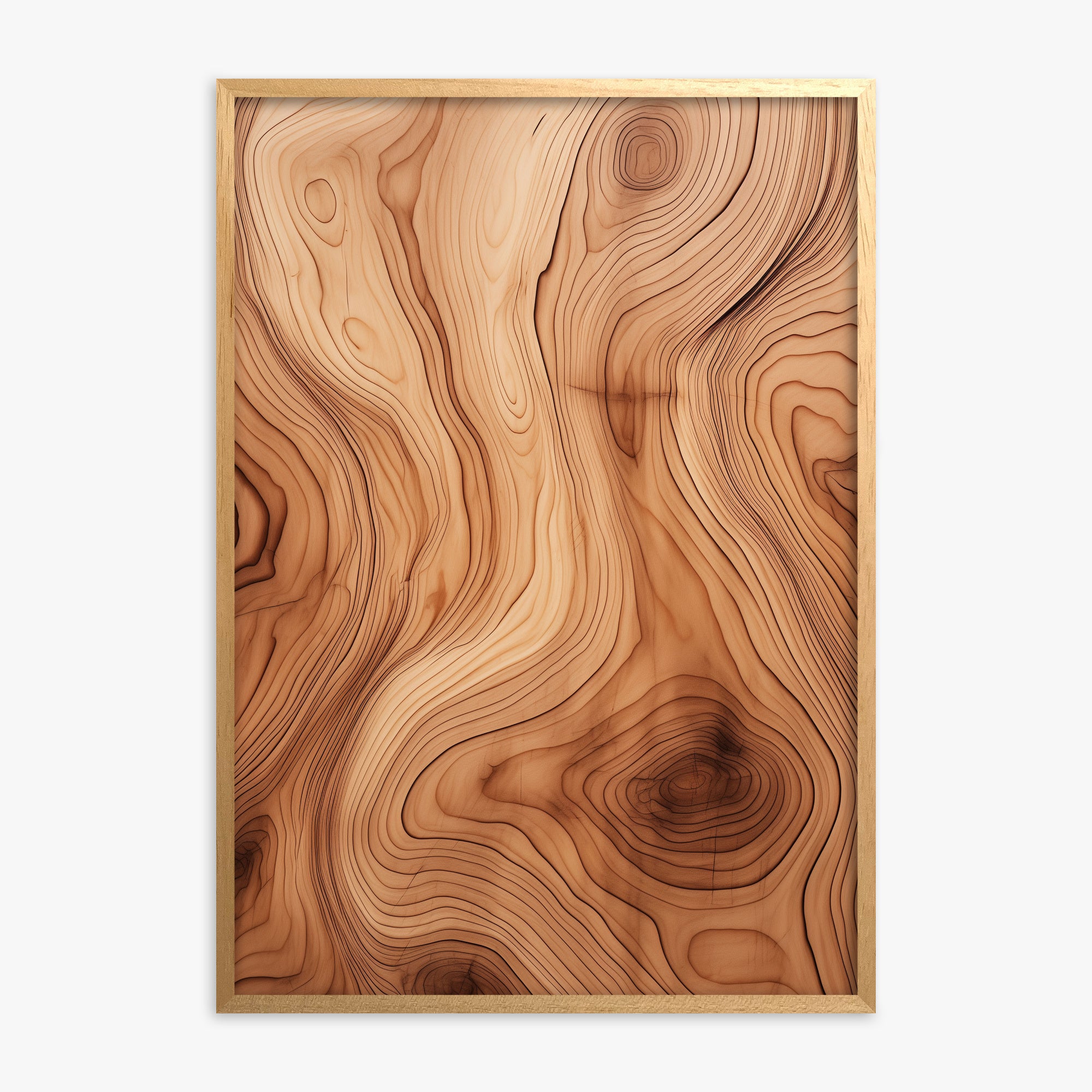 Timeless Currents, Oak Framed Poster With Oak Frame