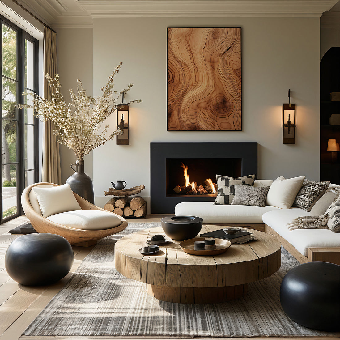 Timeless Currents, 50x70cm Framed Poster With Black Frame