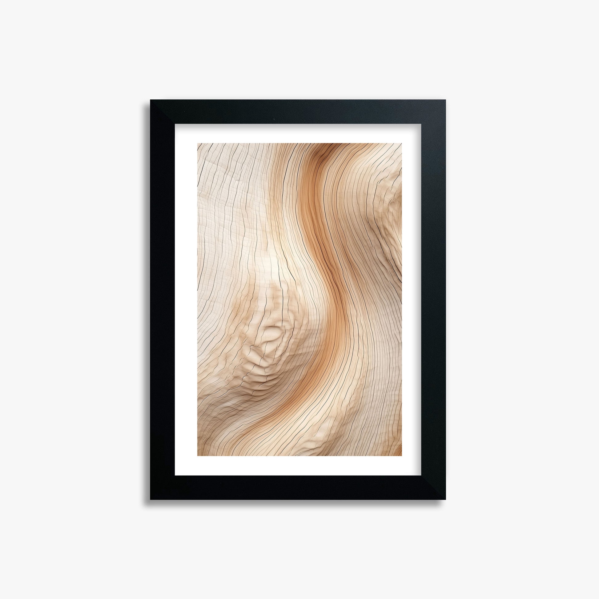 Natural Rhythm, 21x30cm Framed Poster With Black Frame