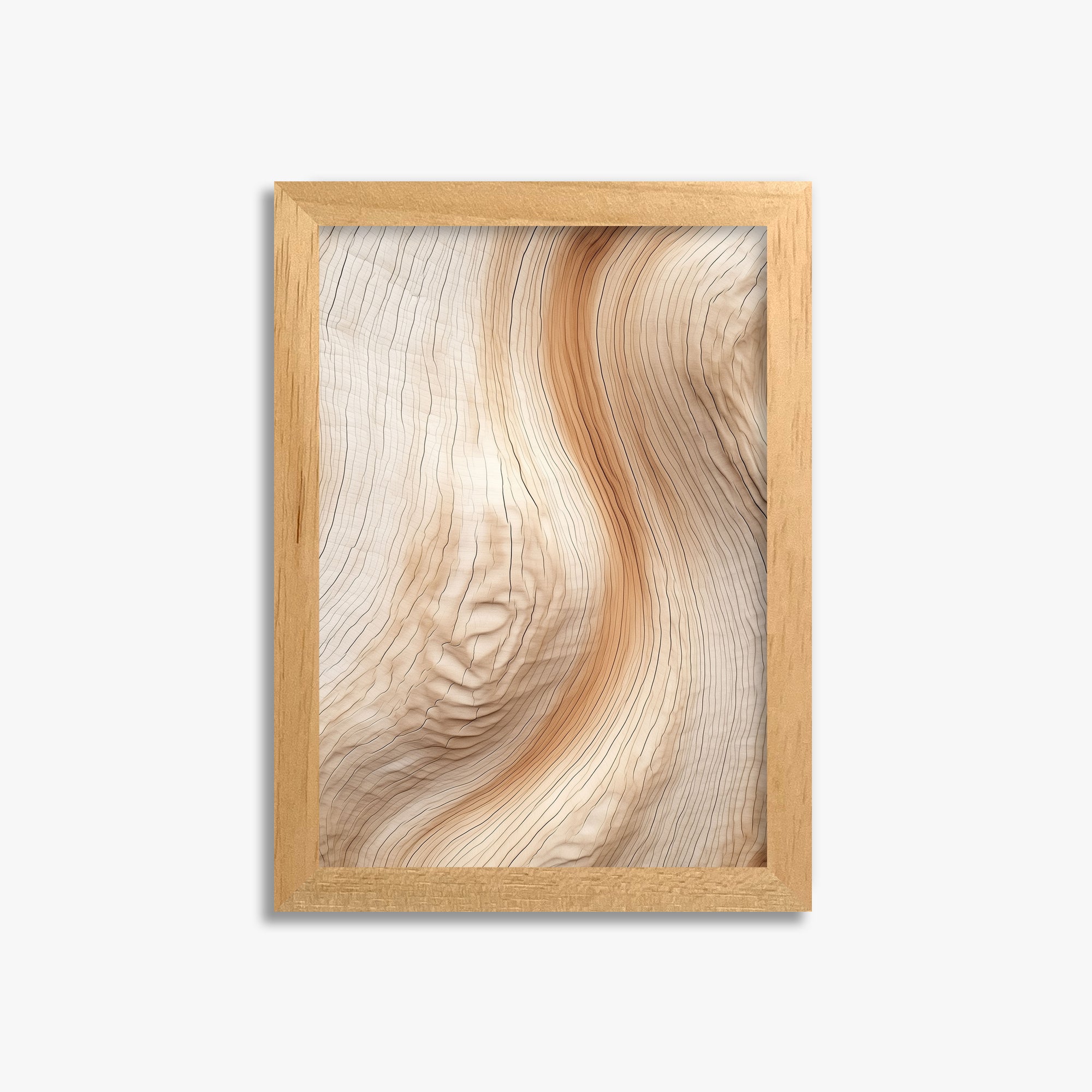 Natural Rhythm, 21x30cm Framed Poster With Oak Frame