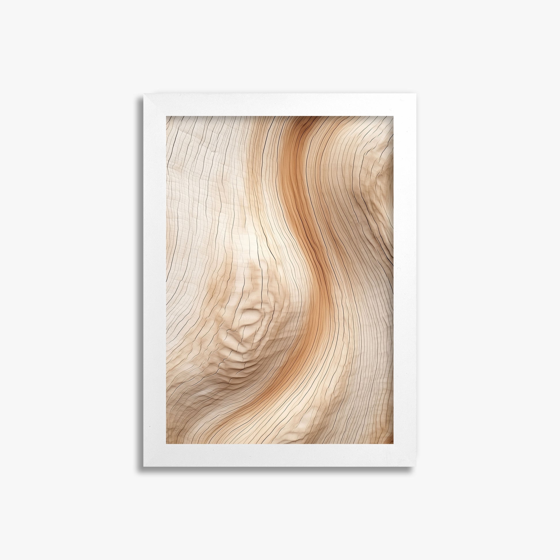 Natural Rhythm, 21x30cm Framed Poster With White Frame