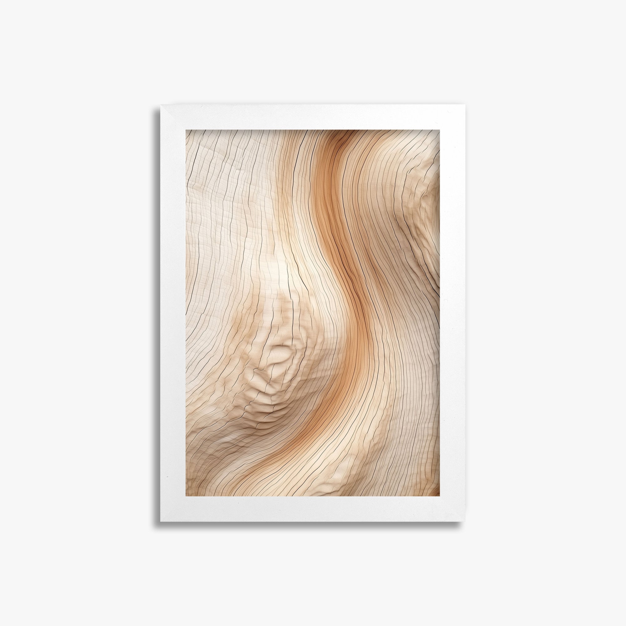 Natural Rhythm, 21x30cm Framed Poster With White Frame