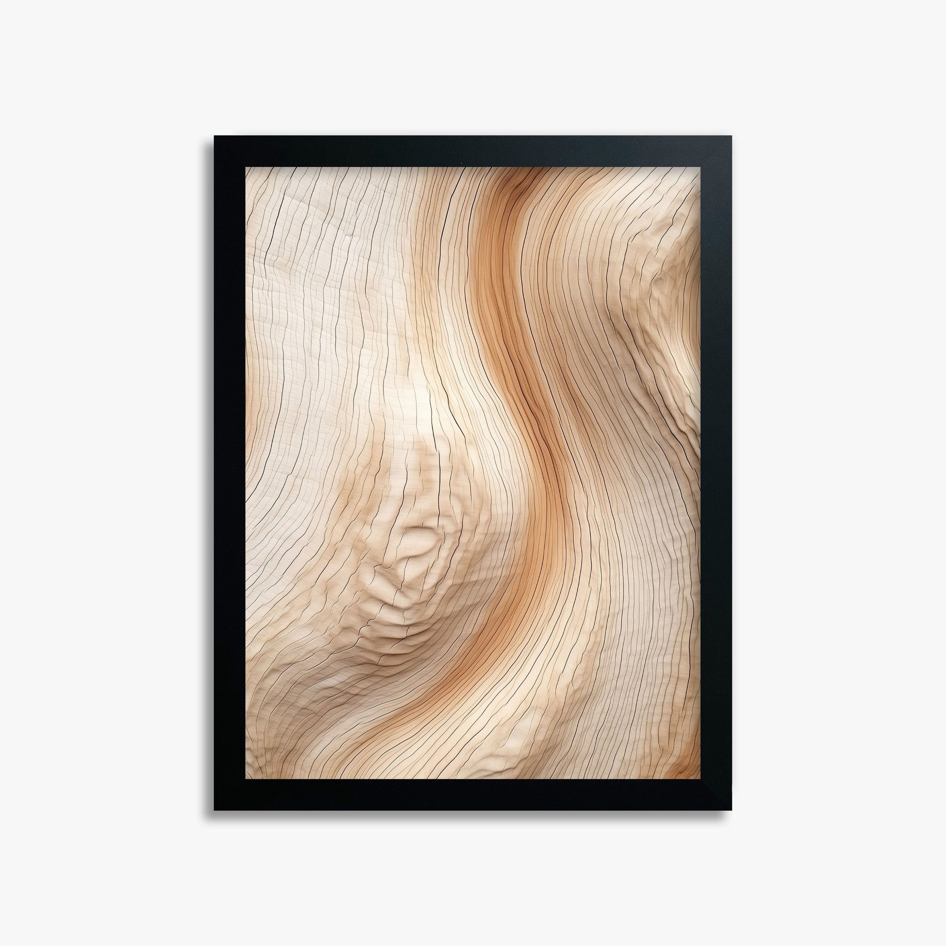 Natural Rhythm, 30x40cm Framed Poster With Black Frame