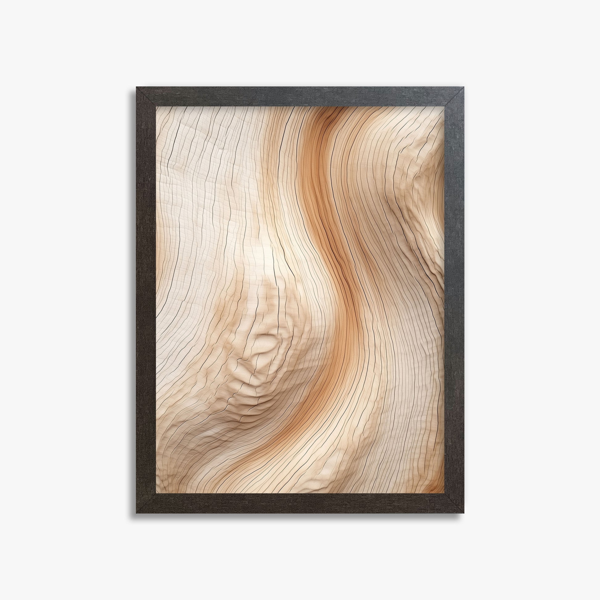 Natural Rhythm, 30x40cm Framed Poster With Espresso Frame