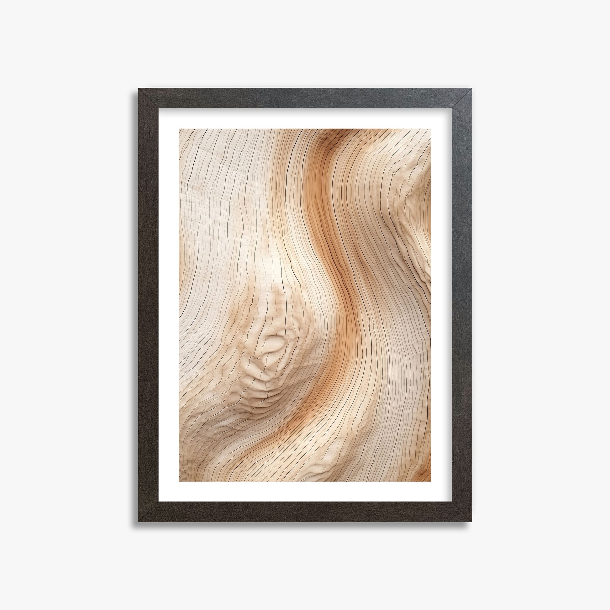 Natural Rhythm, 30x40cm Framed Poster With Espresso Frame