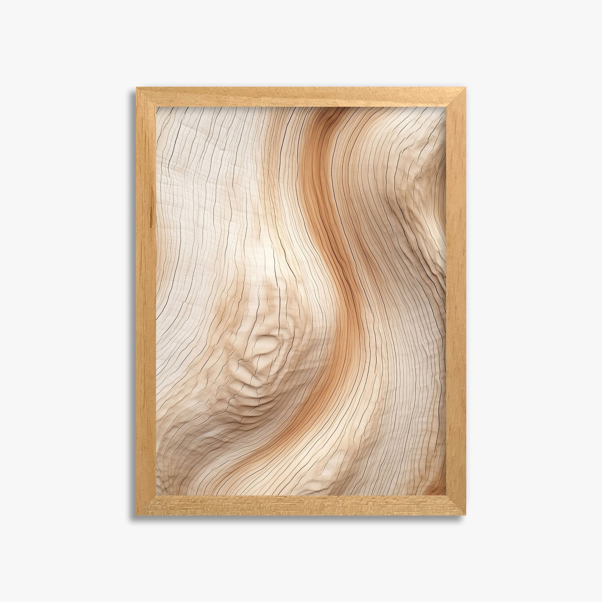 Natural Rhythm, 30x40cm Framed Poster With Oak Frame