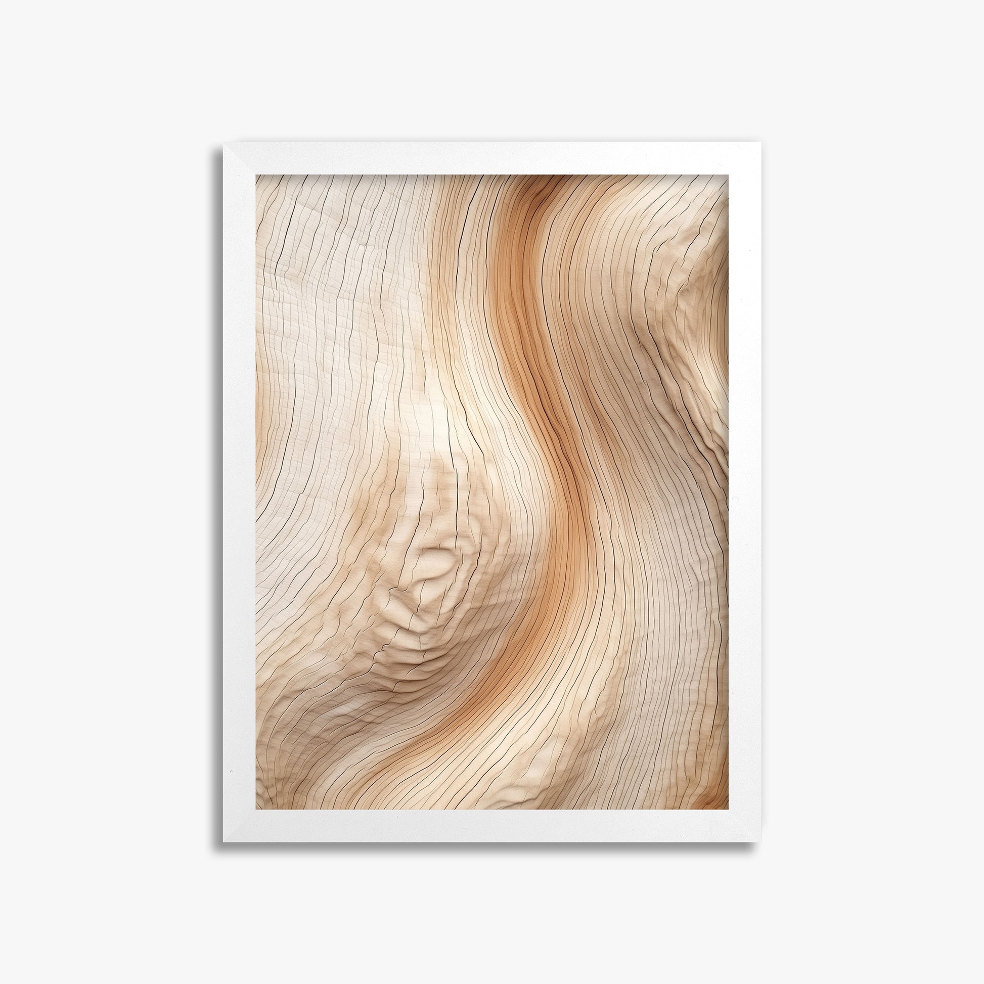 Natural Rhythm, 30x40cm Framed Poster With White Frame