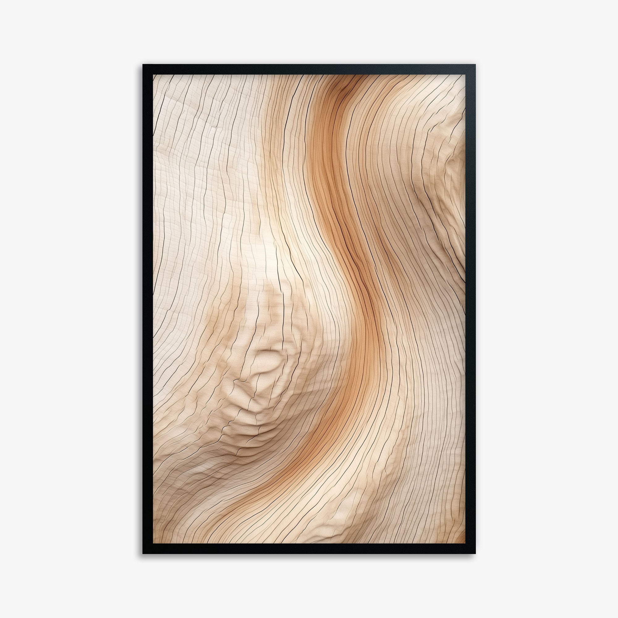 Natural Rhythm, 61x91cm Framed Poster With Black Frame