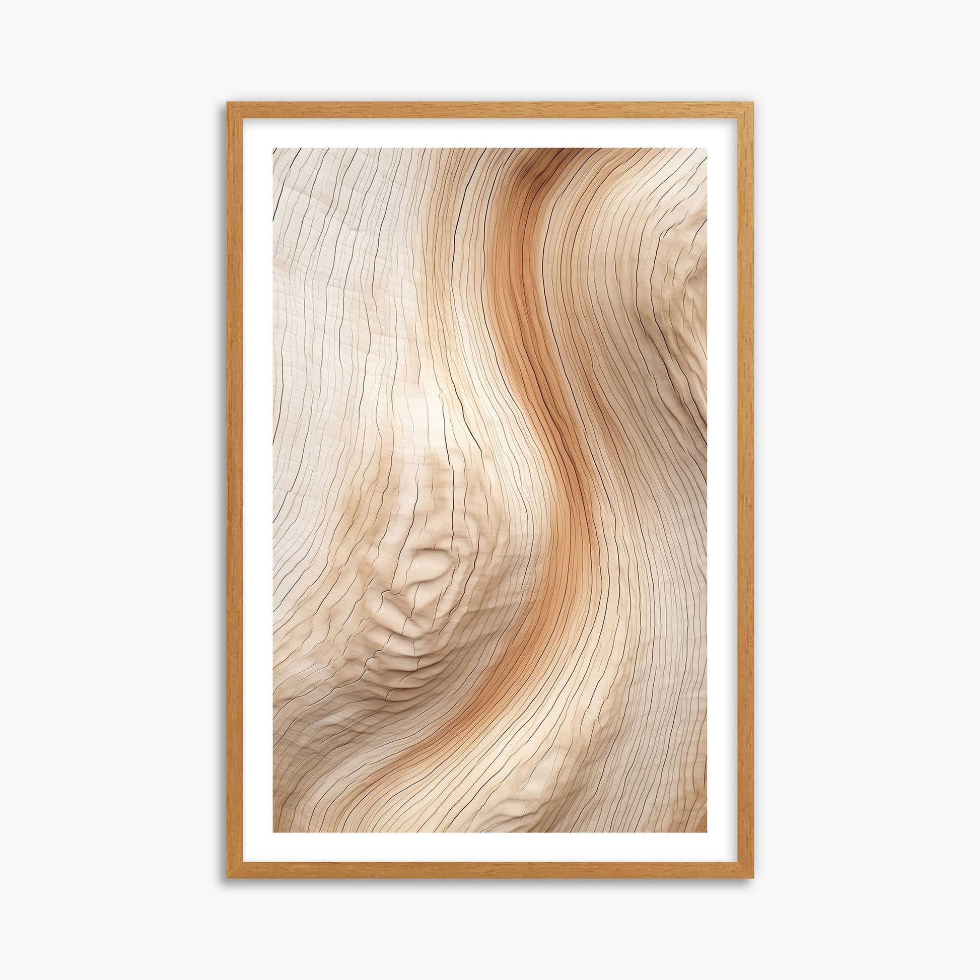 Natural Rhythm, 61x91cm Framed Poster With Oak Frame