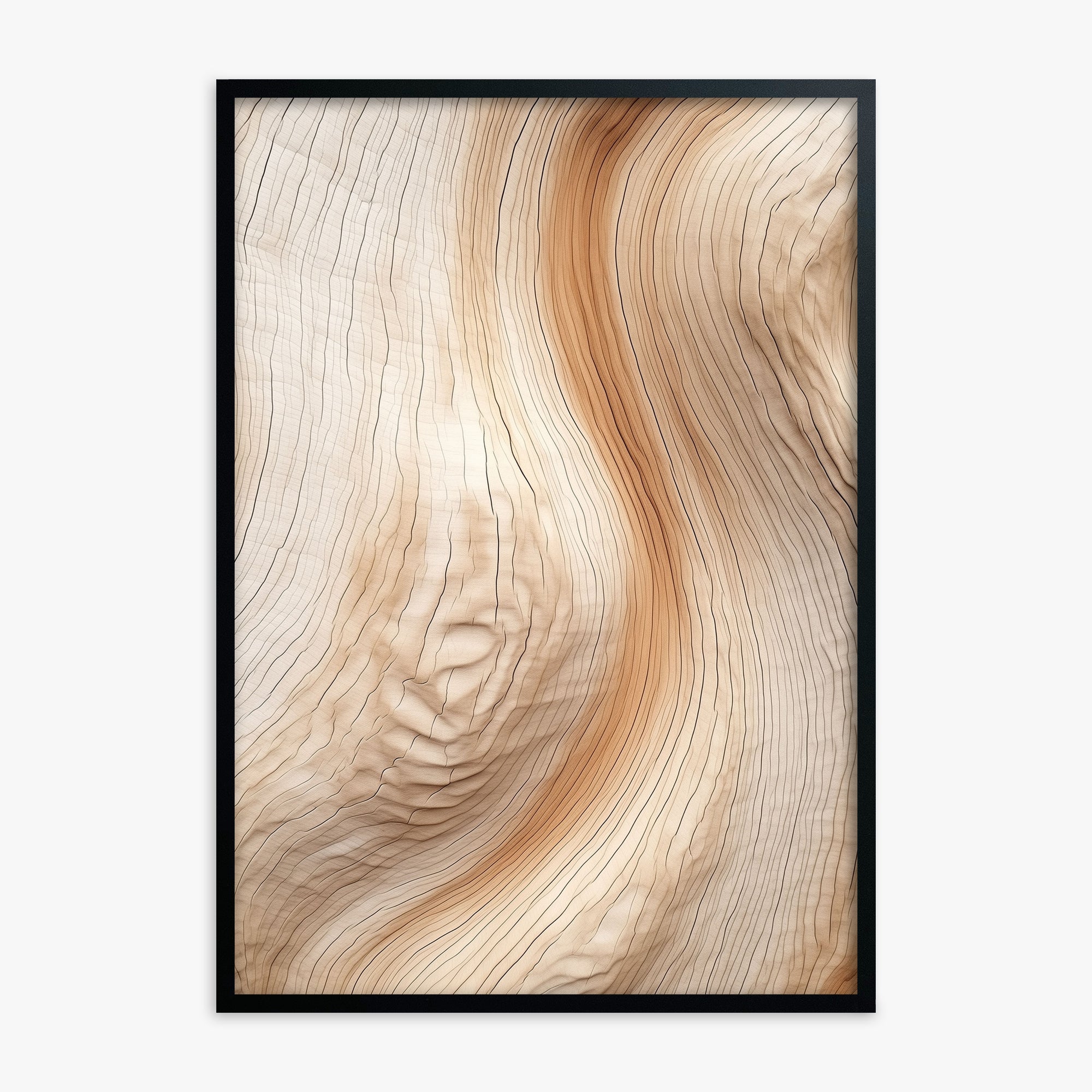Natural Rhythm, Black Framed Poster With Black Frame