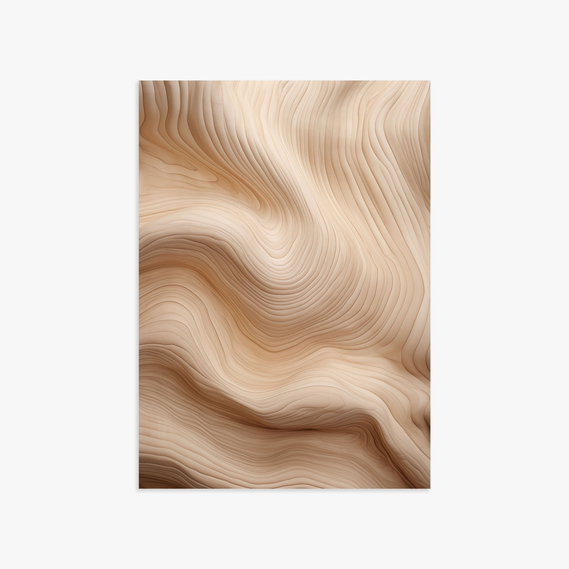Creamy Grain Waves, 50x70cm Poster Unframed