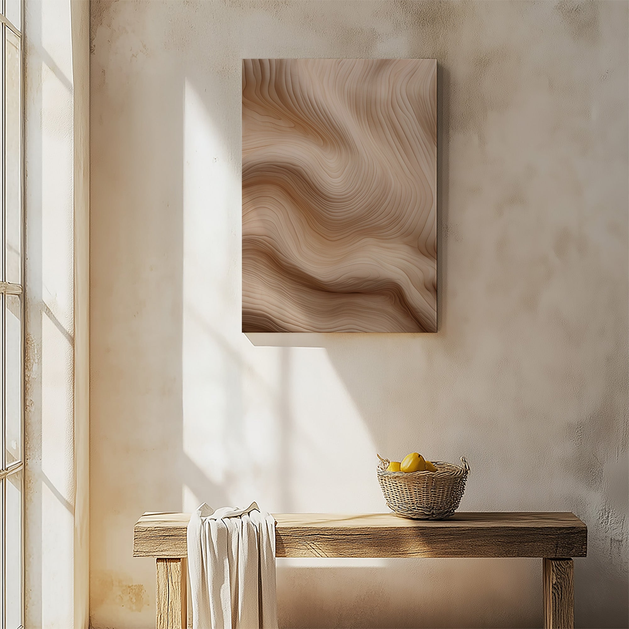 Creamy Grain Waves