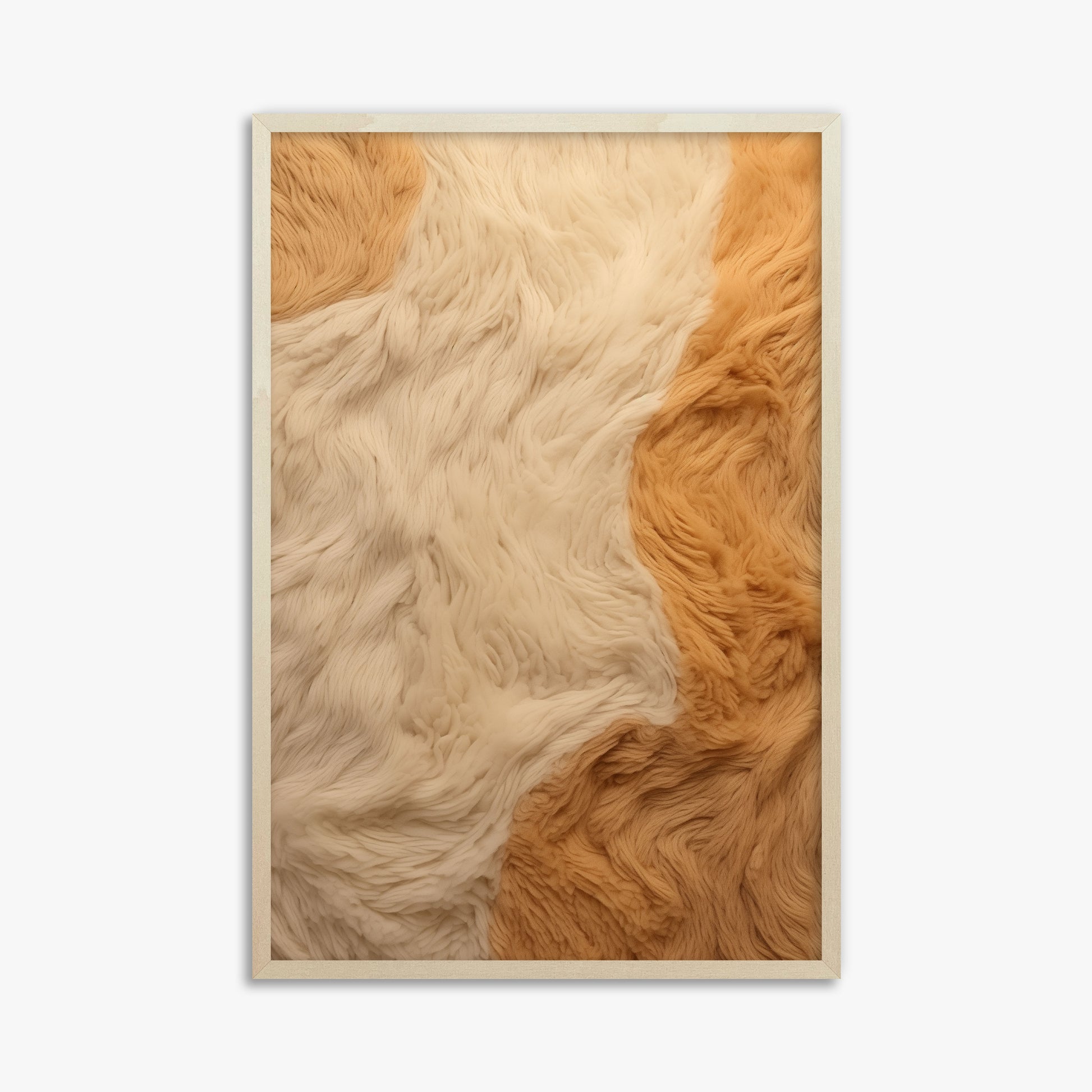 Fleece Fur Harmony, 61x91cm Framed Poster With Lime Wood Frame