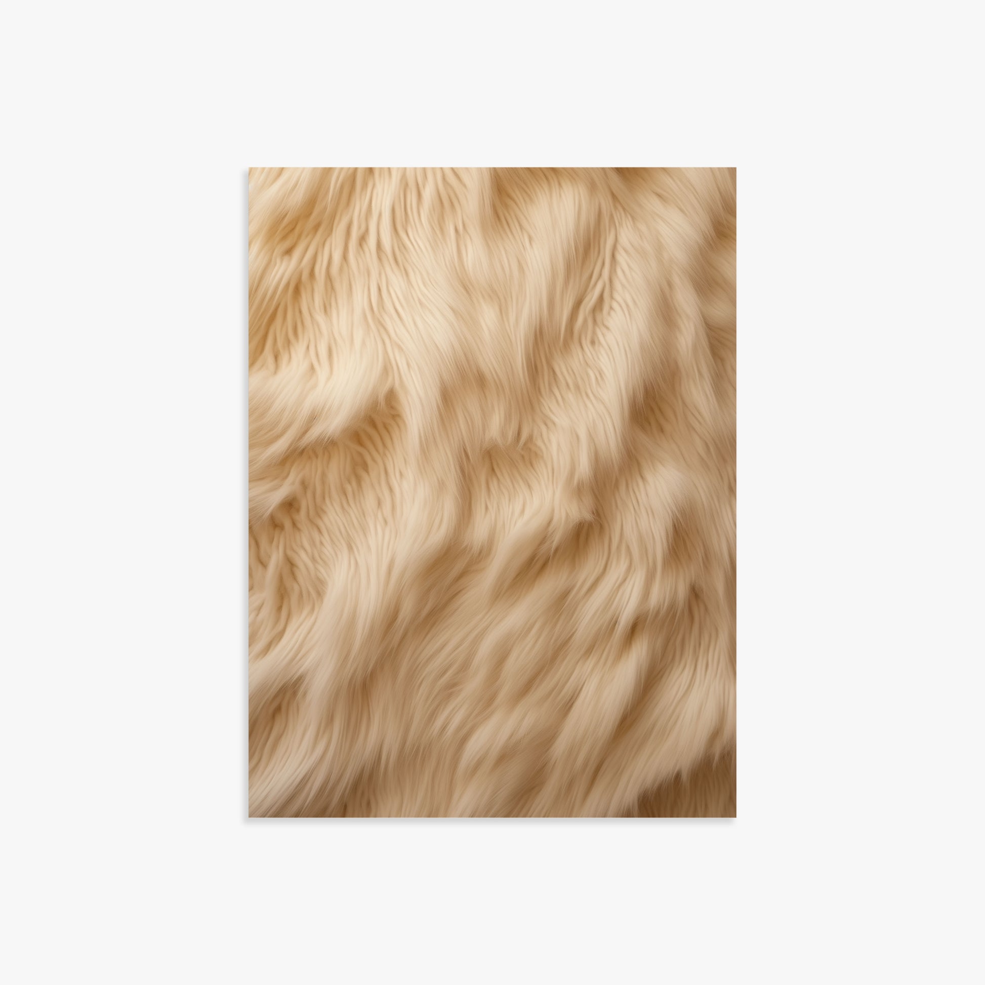 Golden Luxe Fur, 30x40cm Poster Unframed