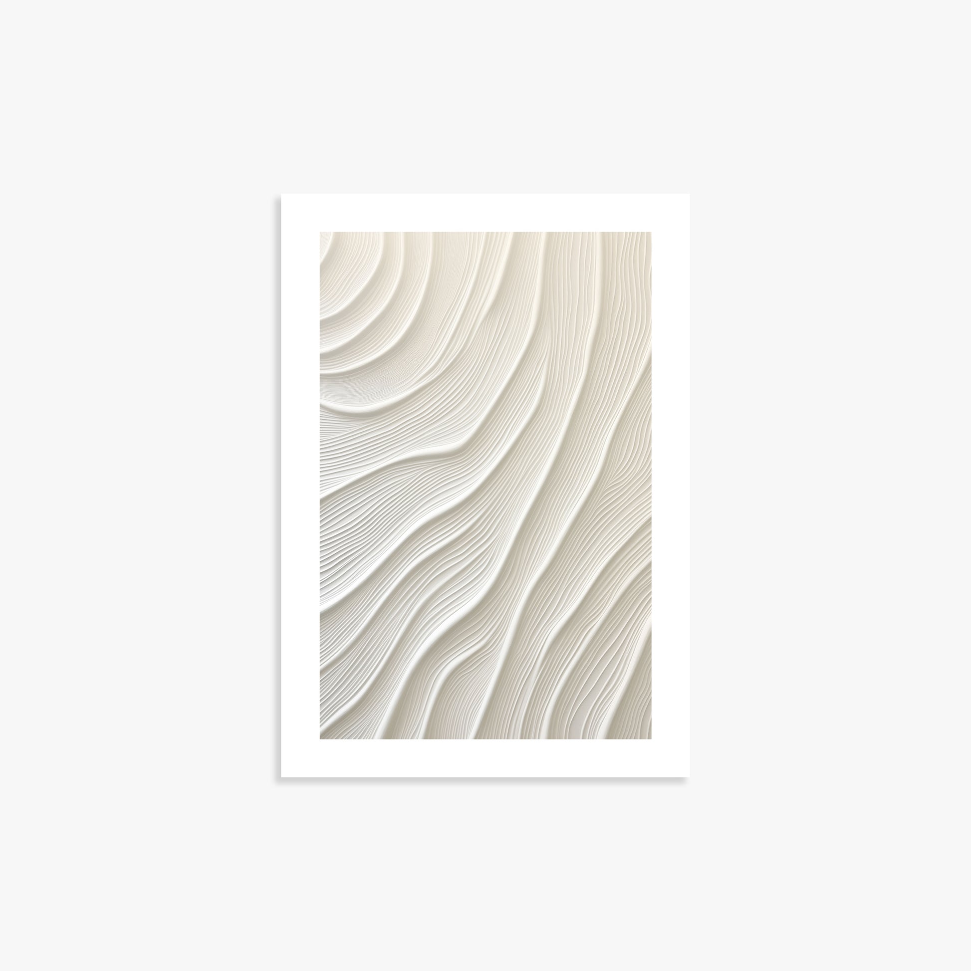 Snowdrift Layers, 21x30cm Poster Unframed