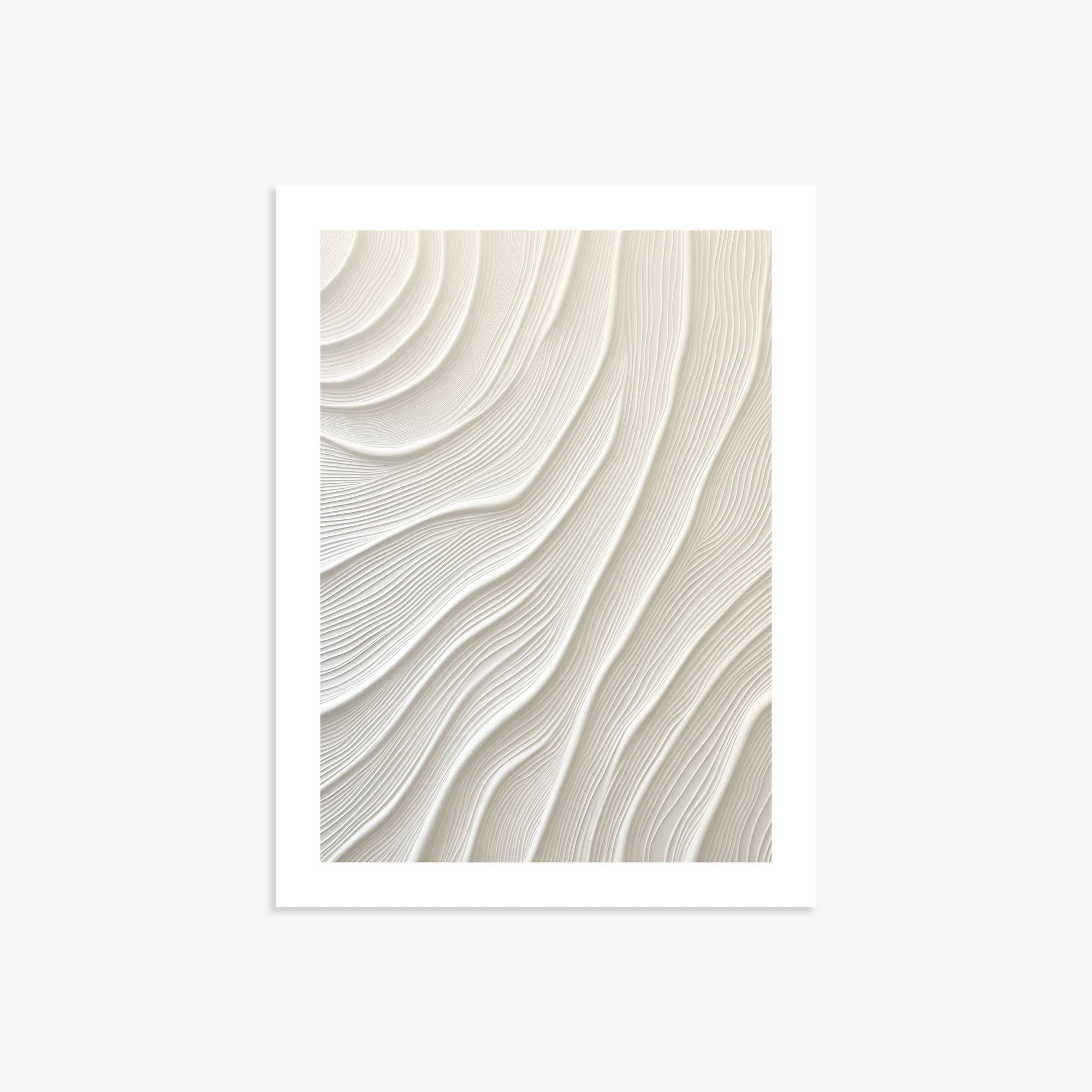 Snowdrift Layers, 30x40cm Poster Unframed