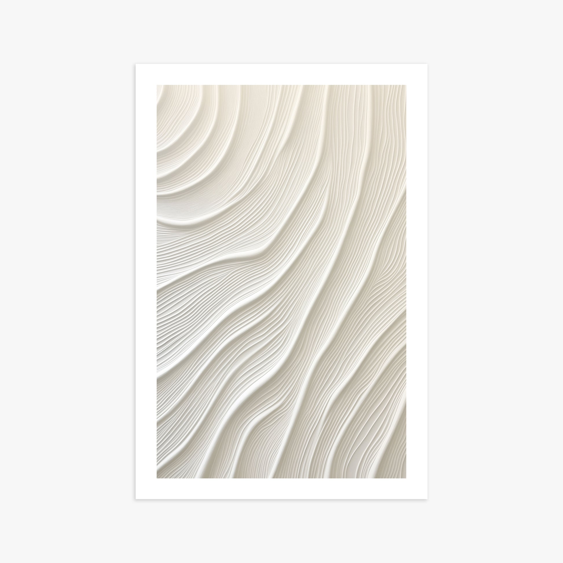 Snowdrift Layers, 61x91cm Poster Unframed