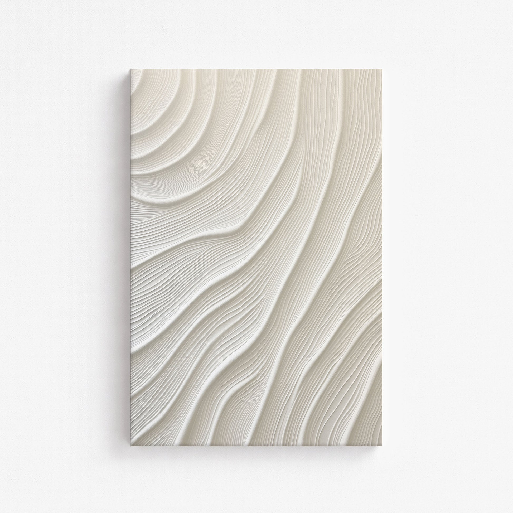 Snowdrift Layers, 61x91cm Satin Canvas Poster