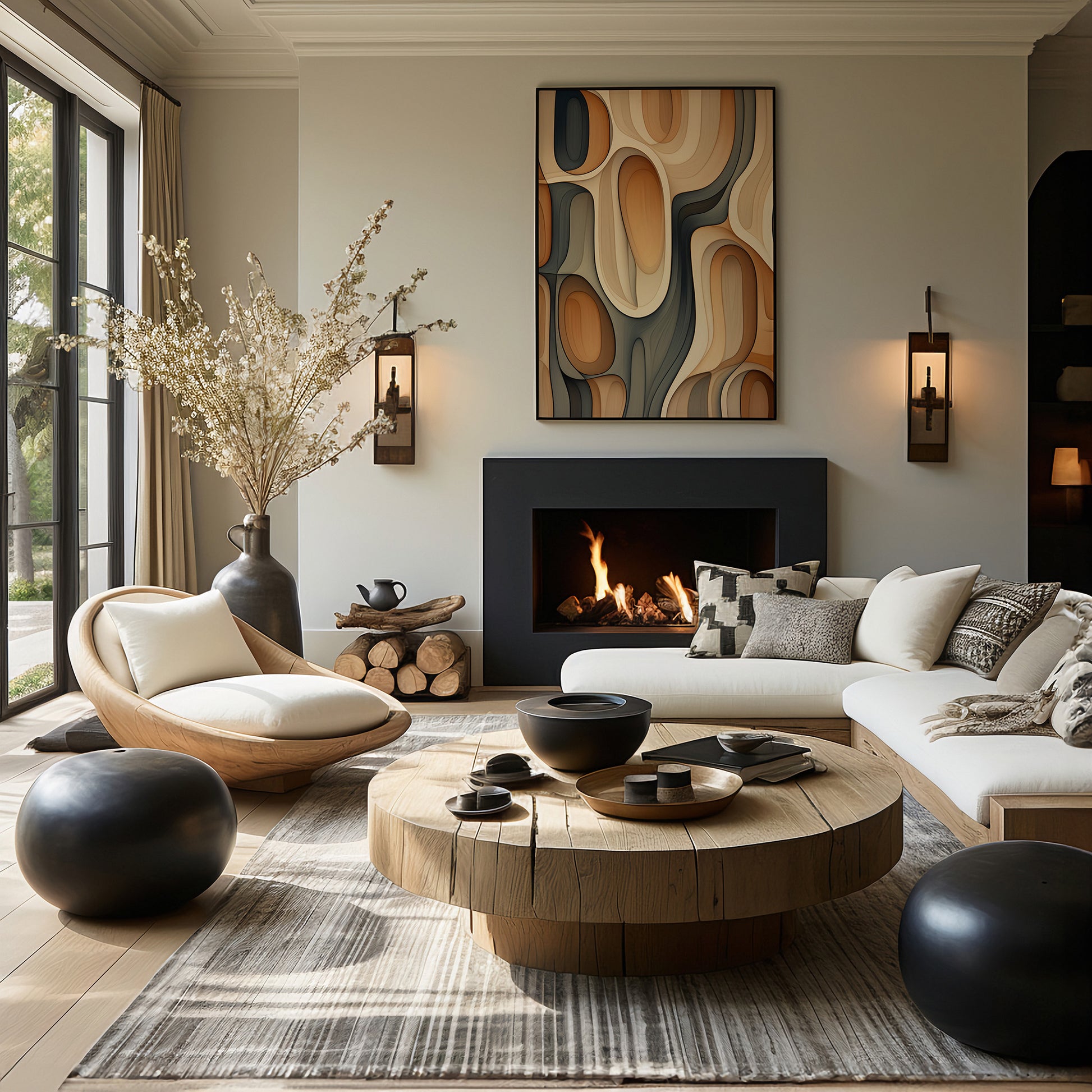 Design Concept No. 39 for Cell Matrix Modern Poster Art