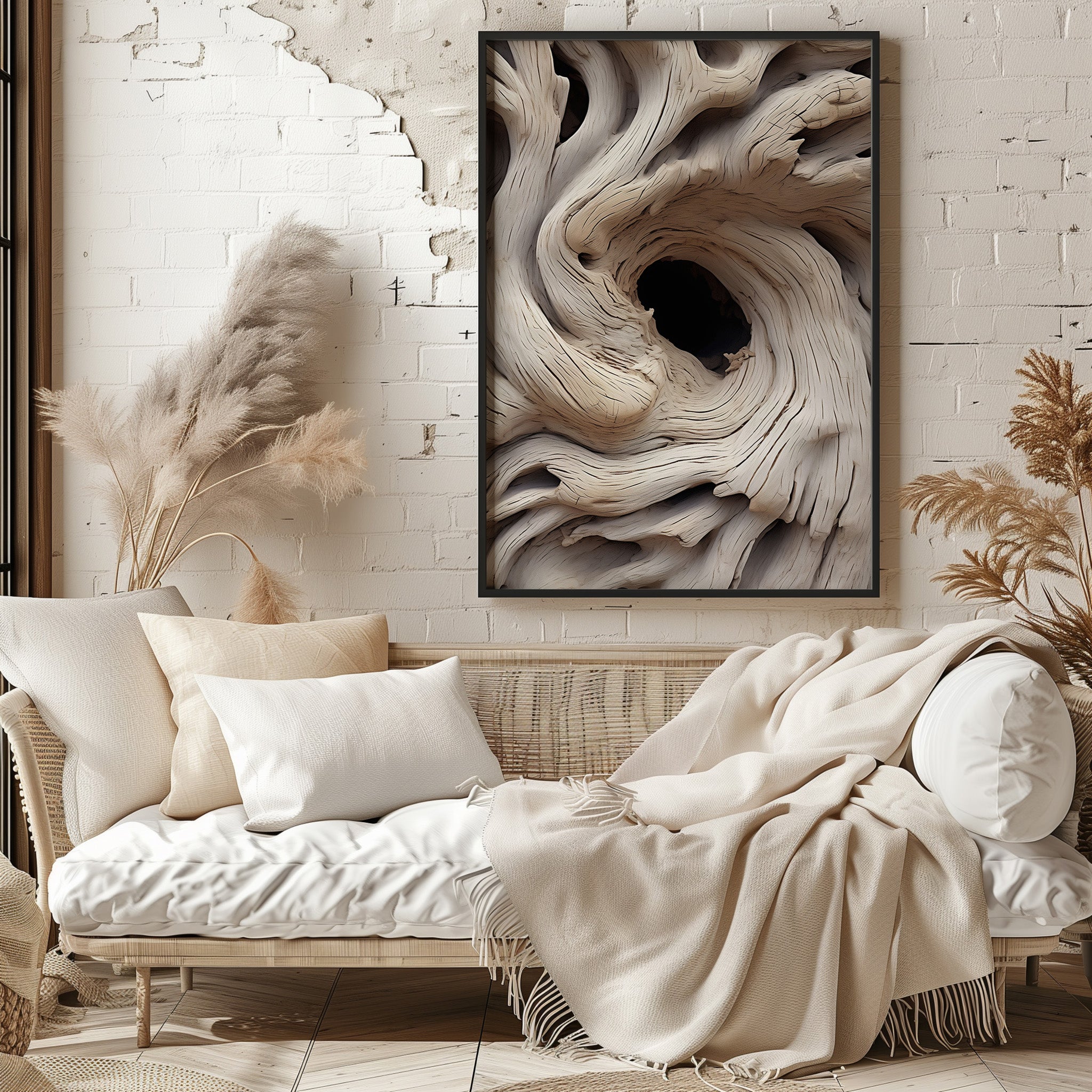 Design Concept No. 29 for Wood Knot Vortex Modern Poster Art