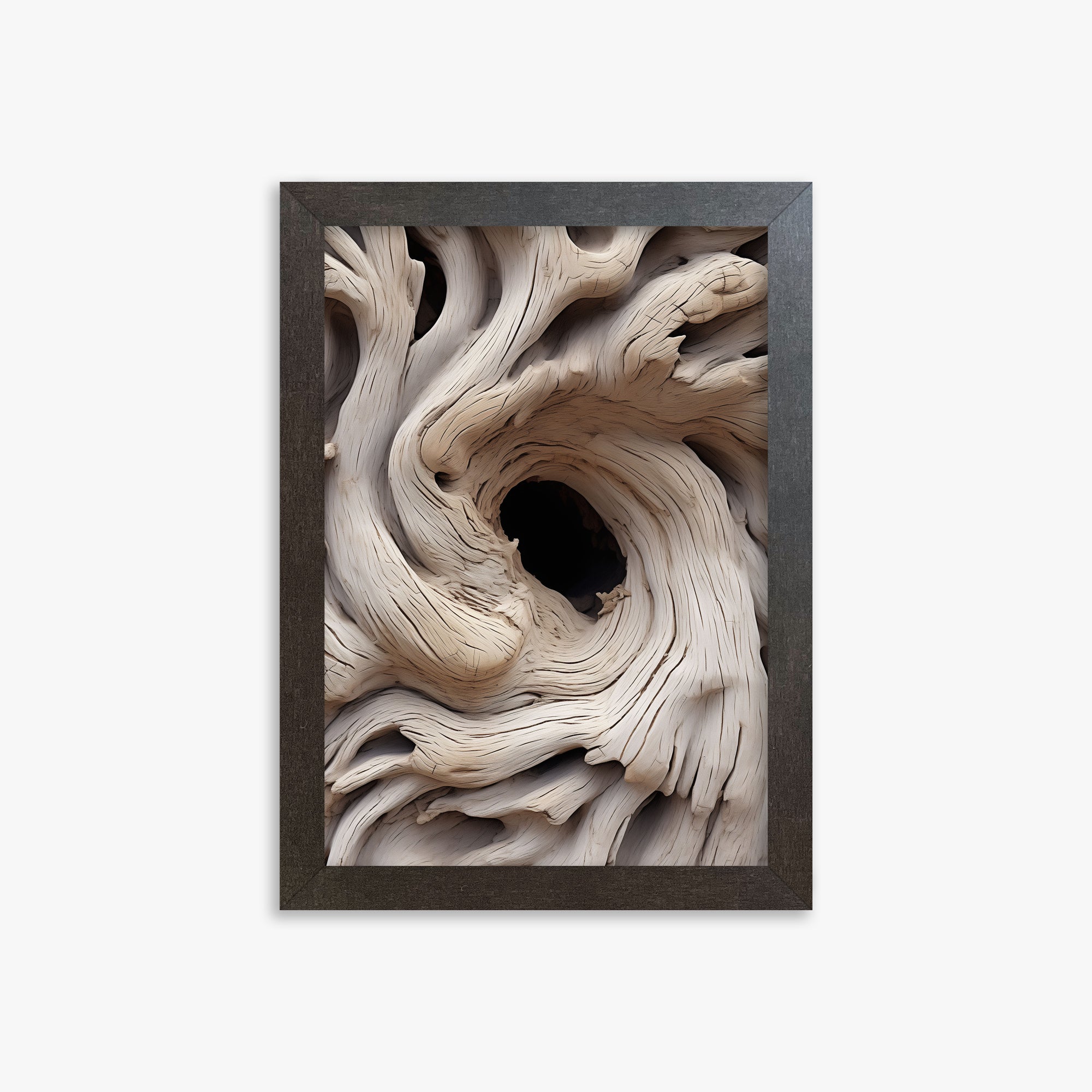 Vortice di nodi di legno