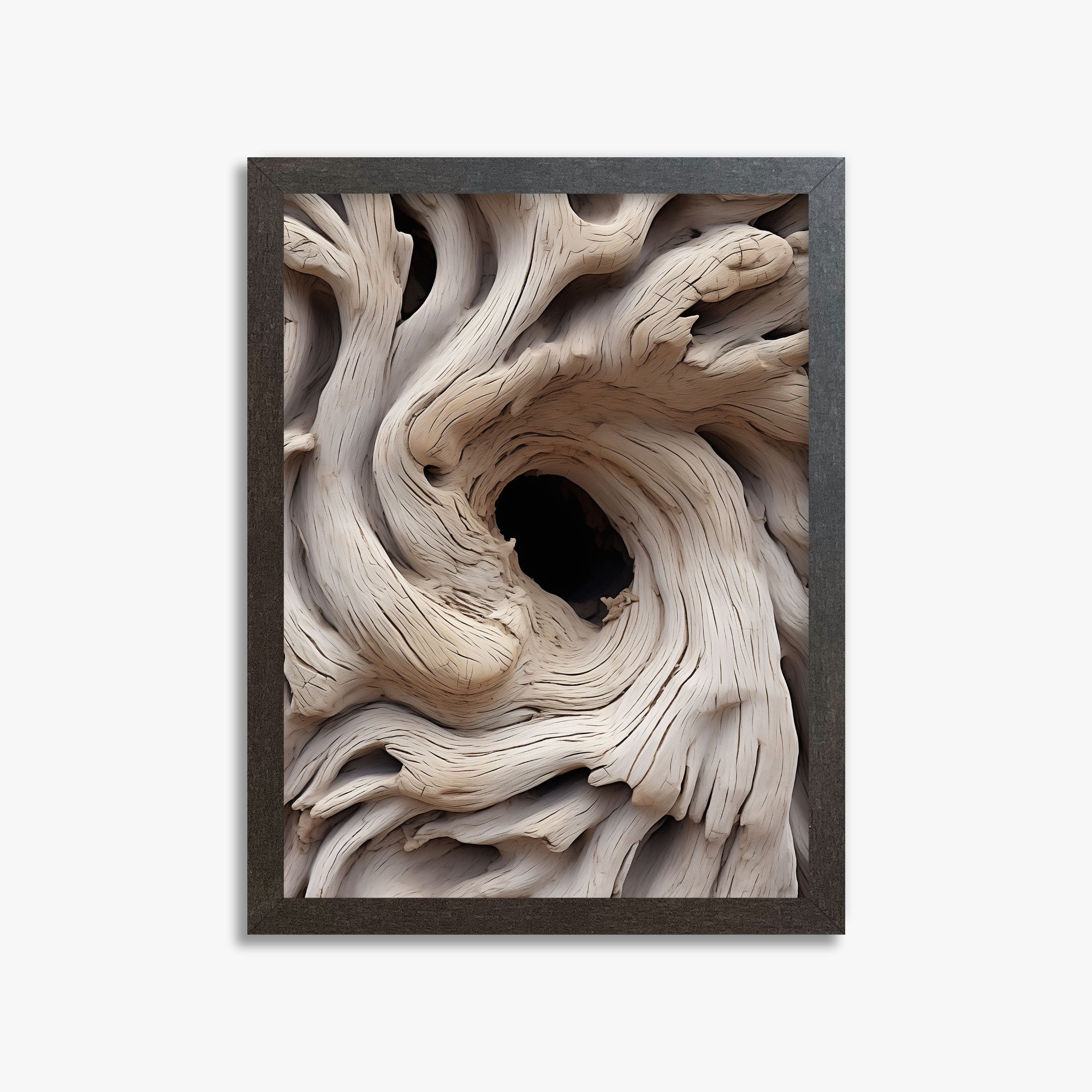 Vortice di nodi di legno