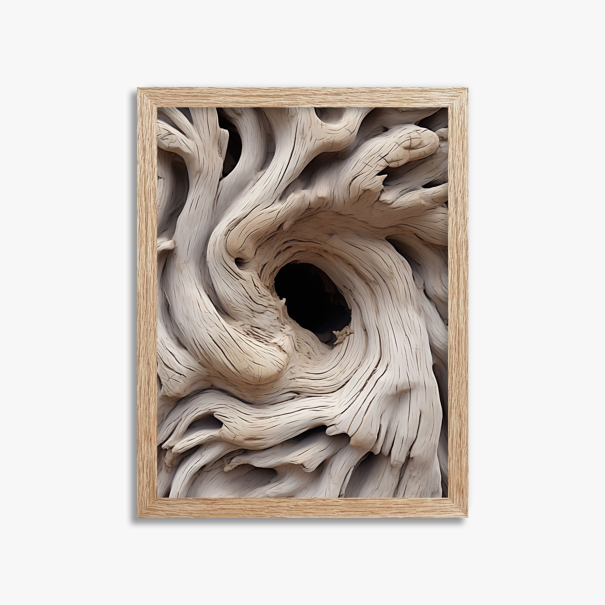 Vortice di nodi di legno
